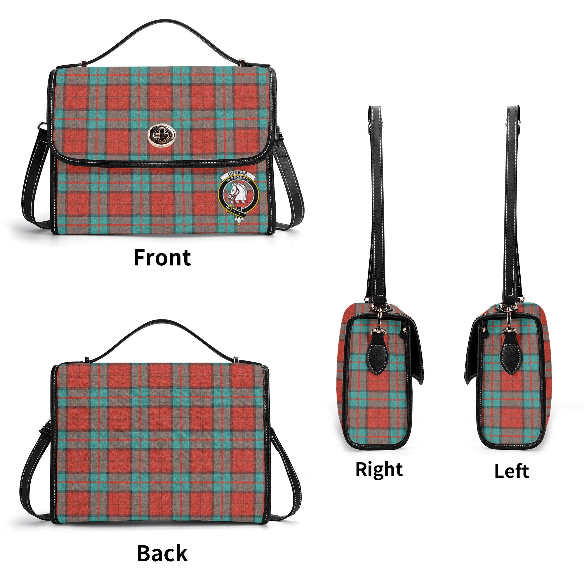 Dunbar Ancient Tartan Crest Satchel Bag