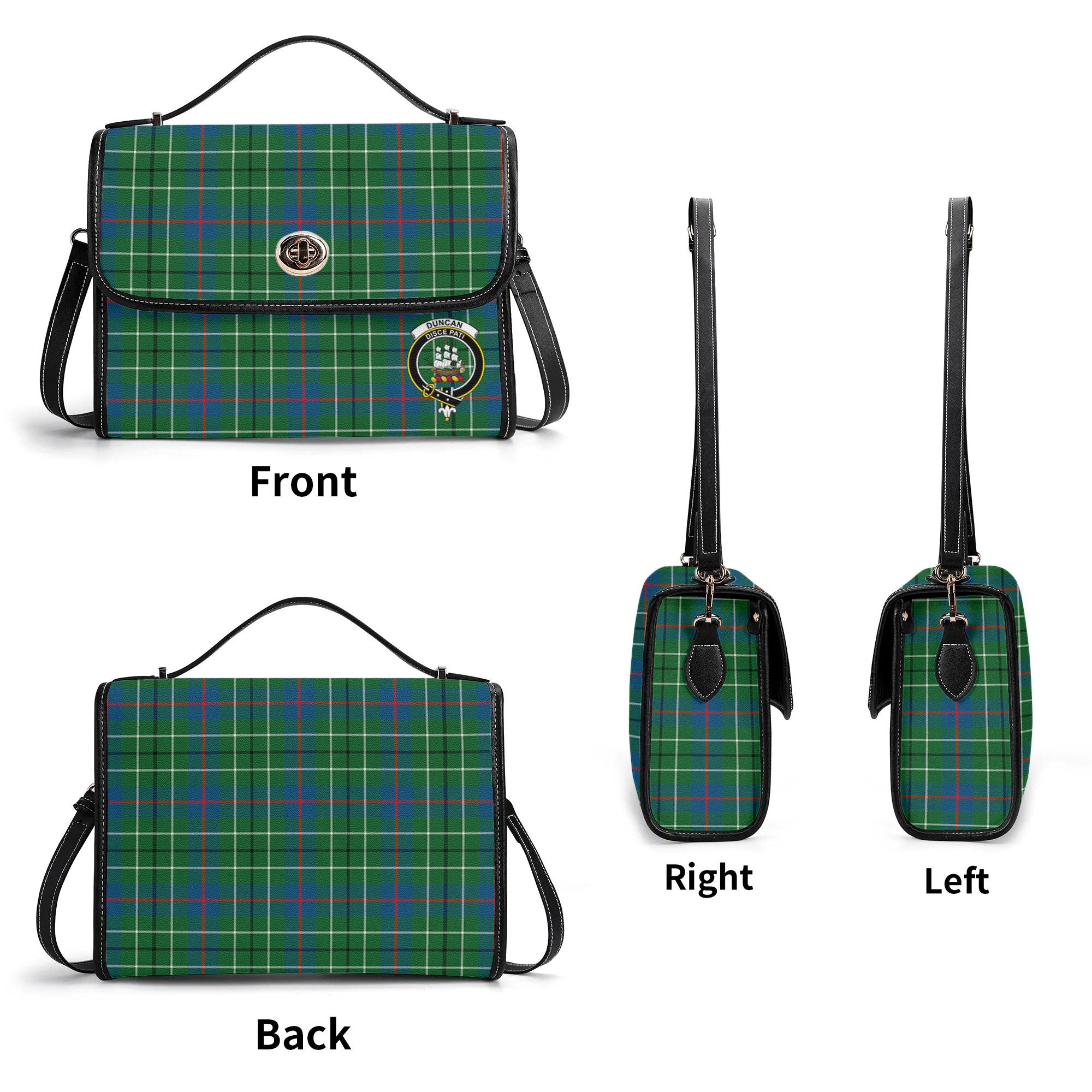 Duncan Ancient Tartan Crest Satchel Bag