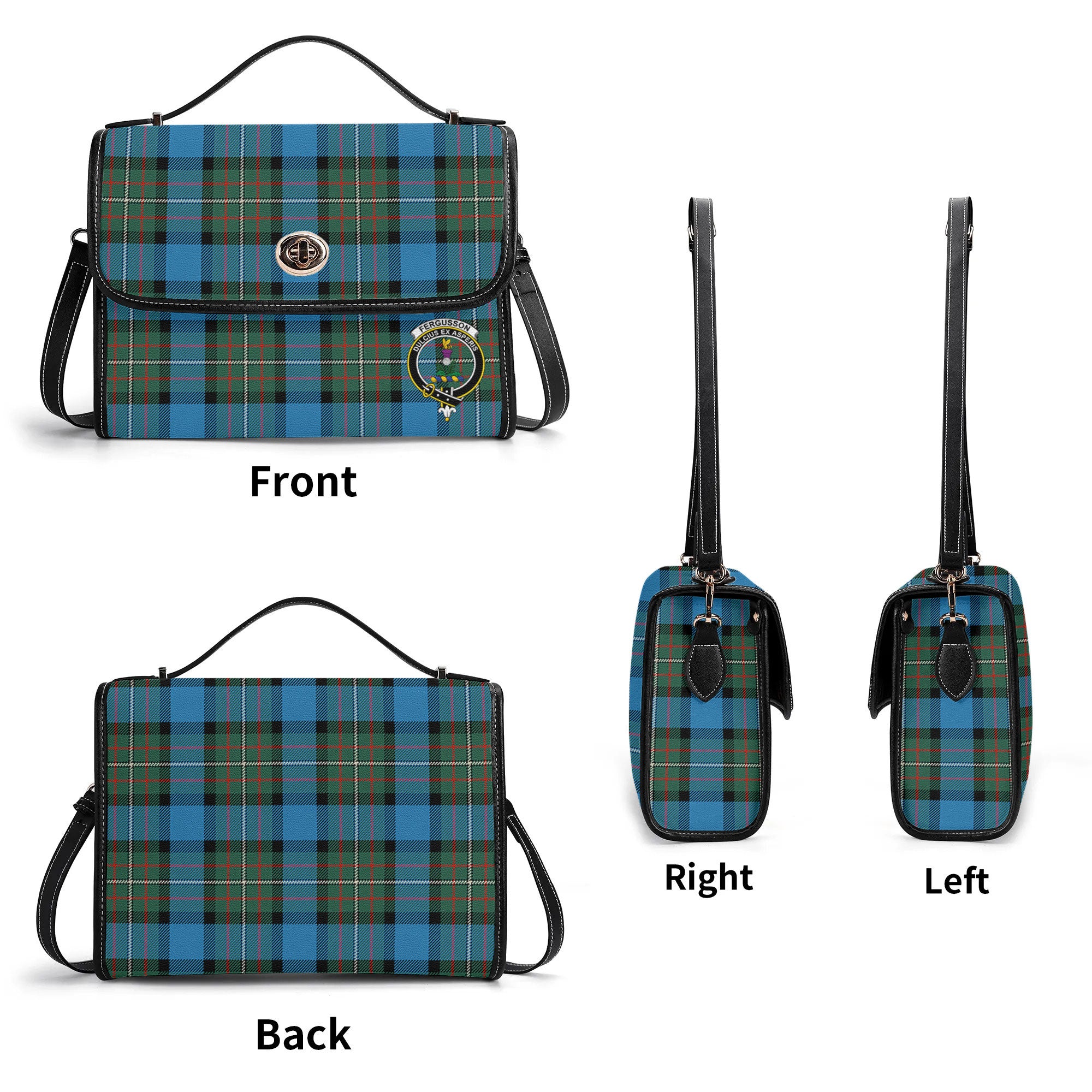 Fergusson Ancient Tartan Crest Satchel Bag