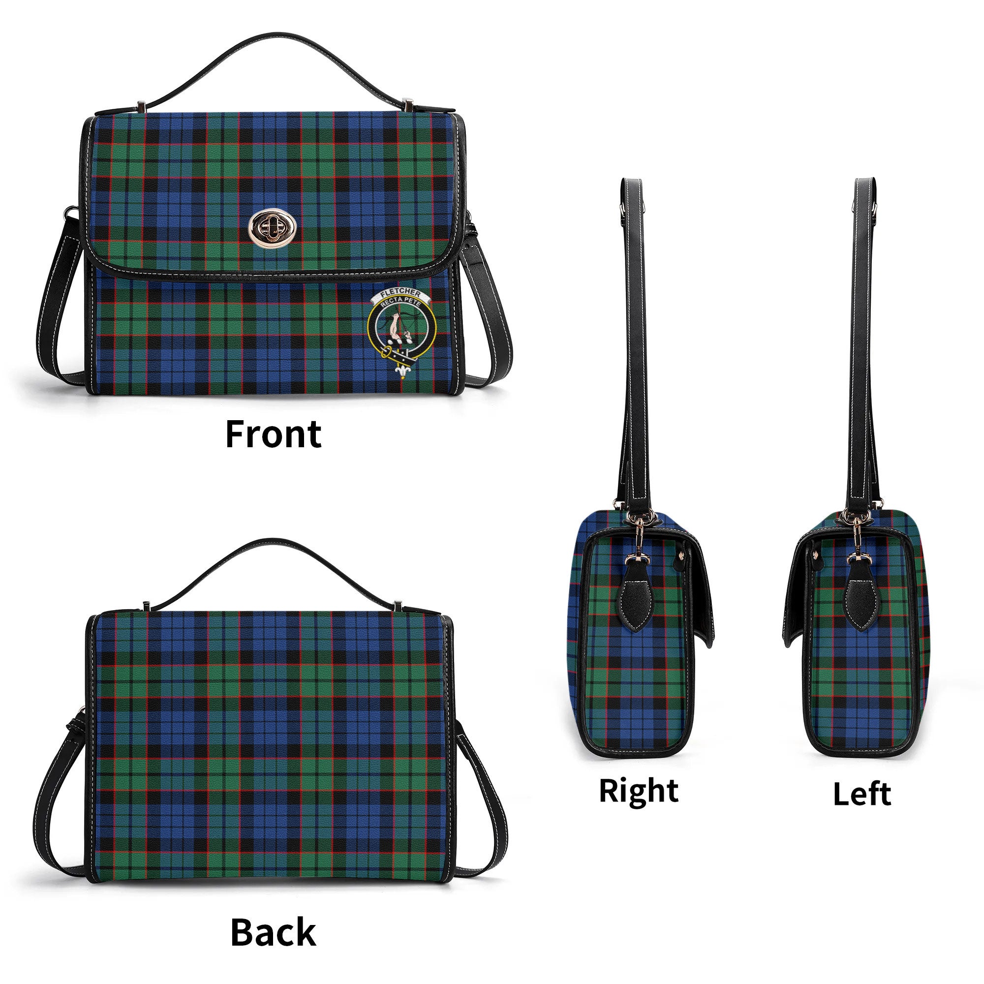 Fletcher Ancient Tartan Crest Satchel Bag