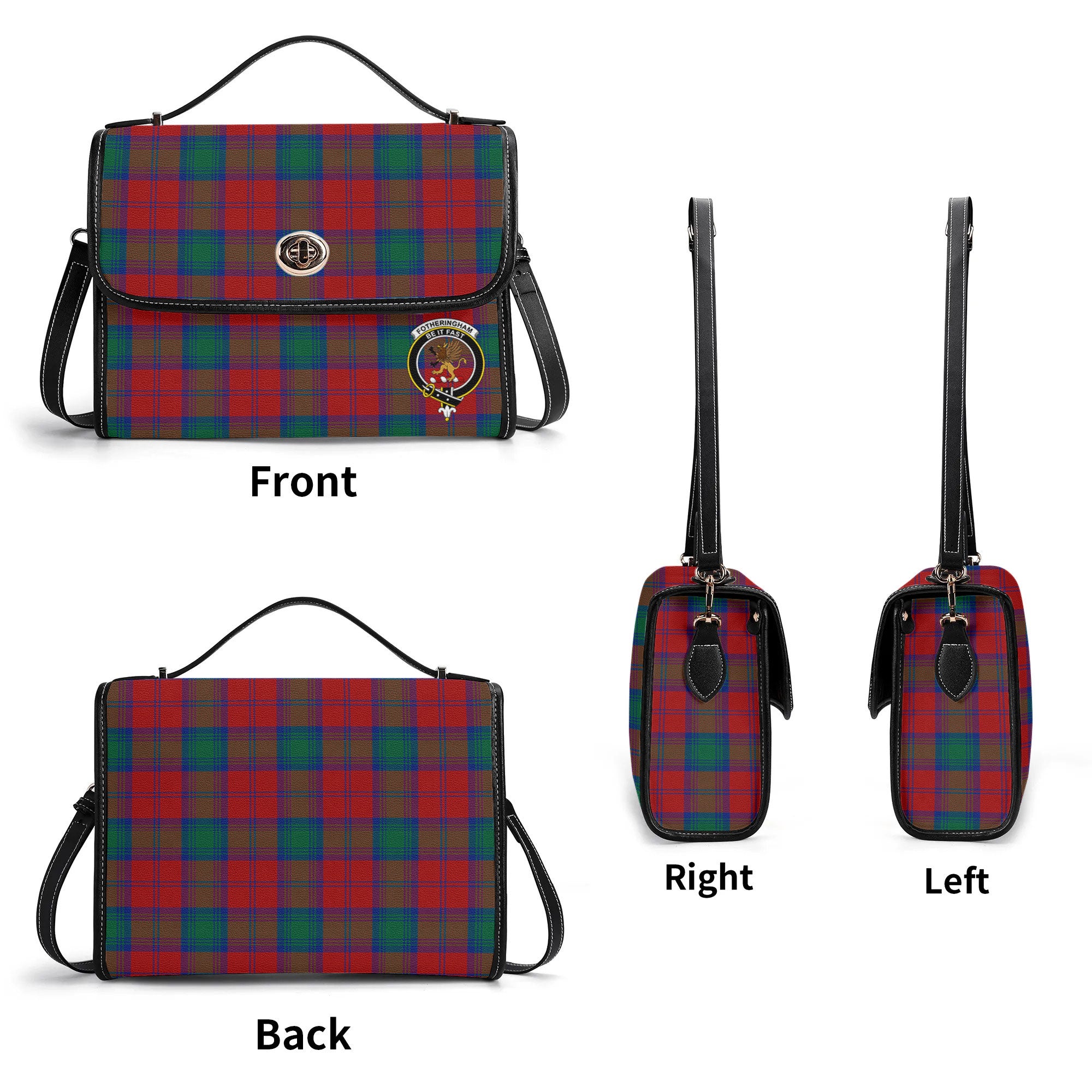 Fotheringham Tartan Crest Satchel Bag