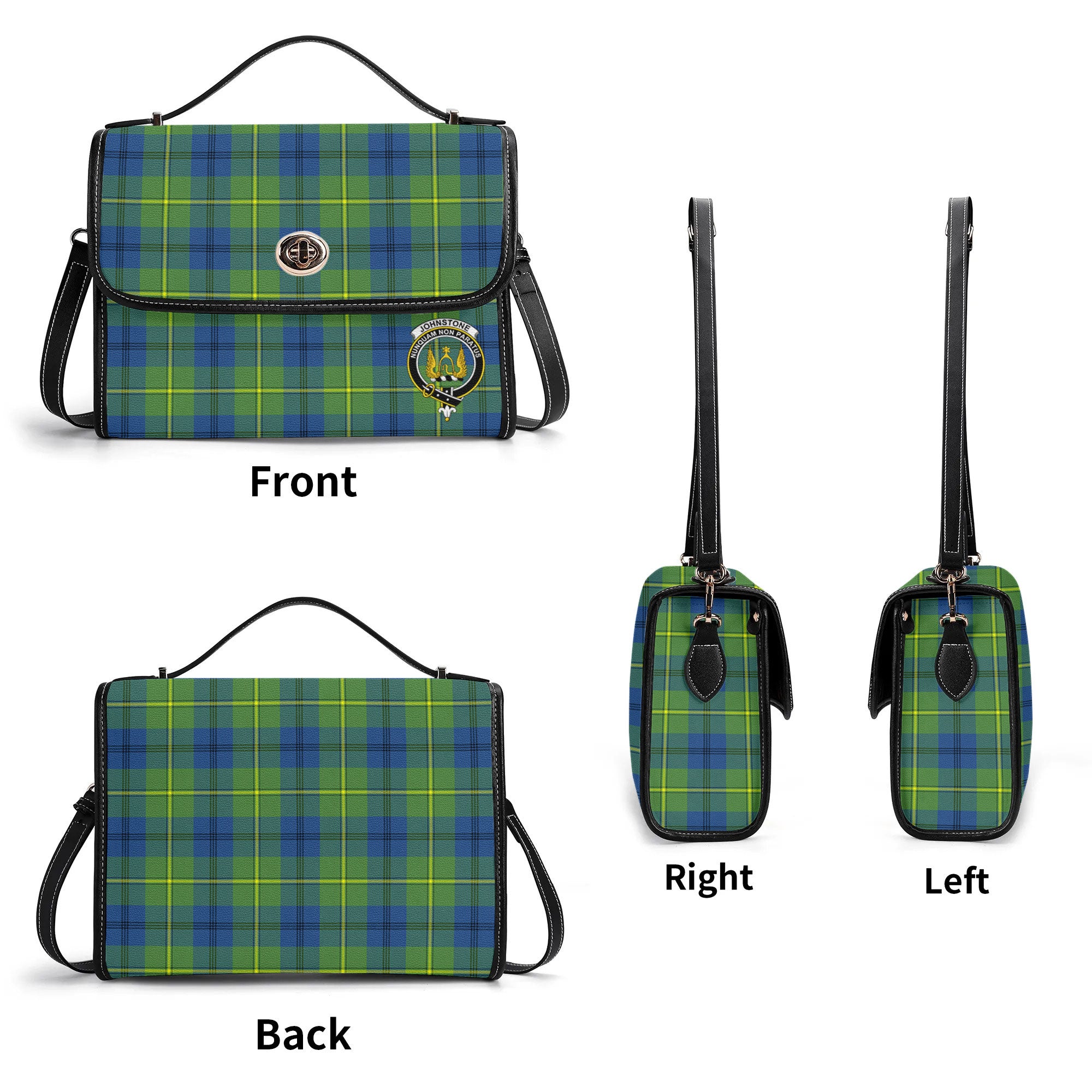 Johnstone Ancient Tartan Crest Satchel Bag