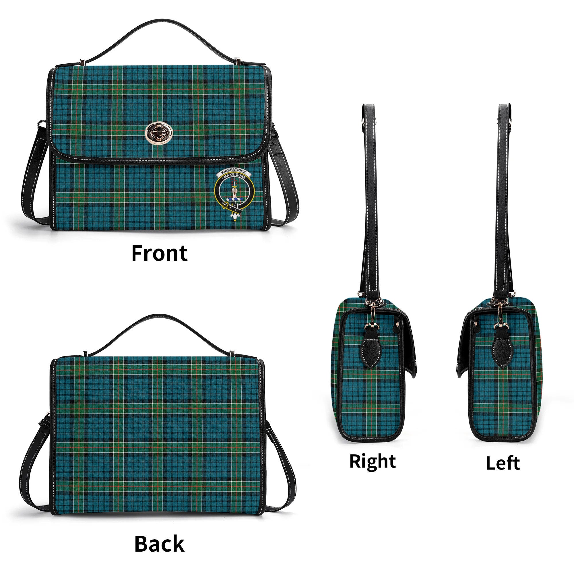Kirkpatrick Ancient Tartan Crest Satchel Bag
