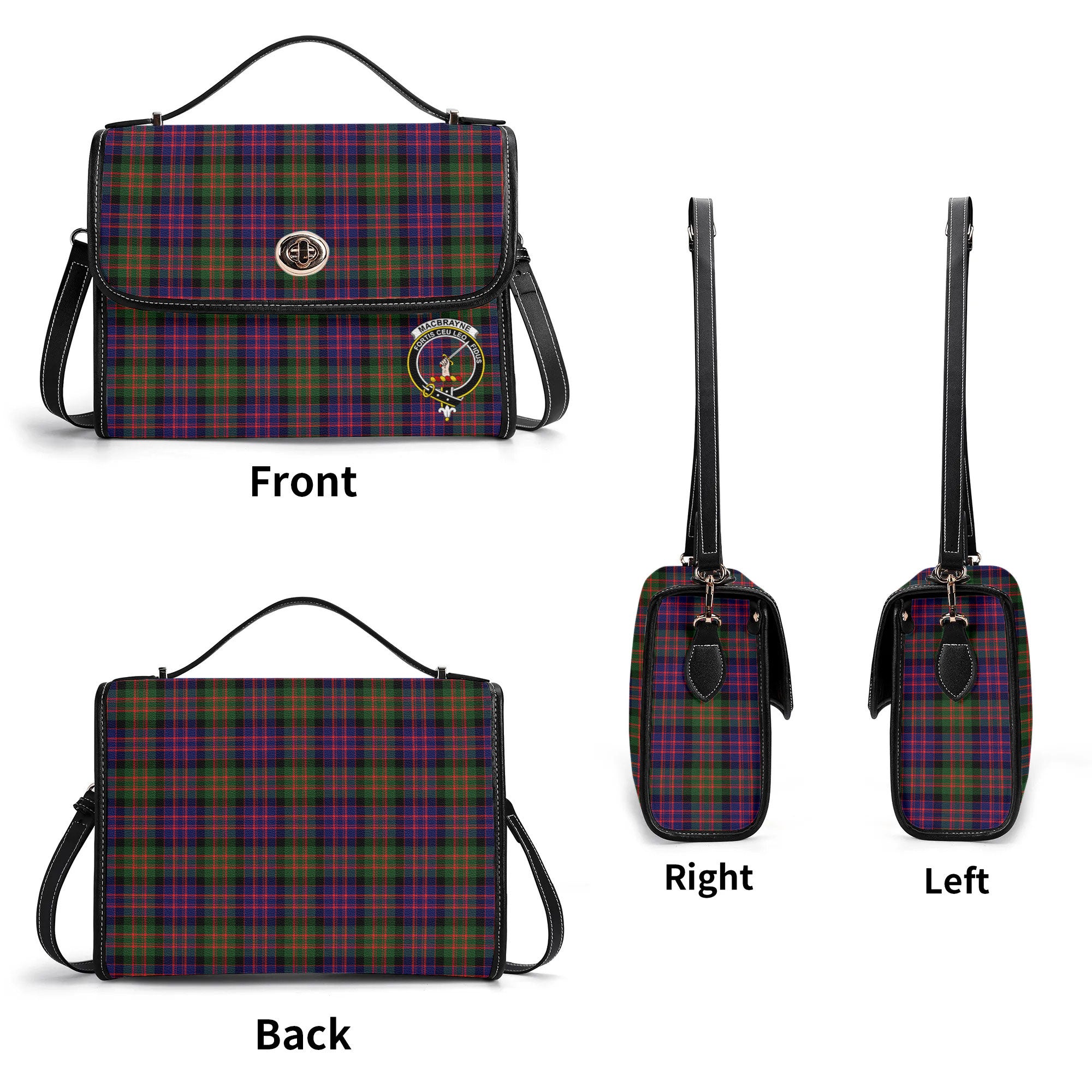MacBrayne Tartan Crest Satchel Bag