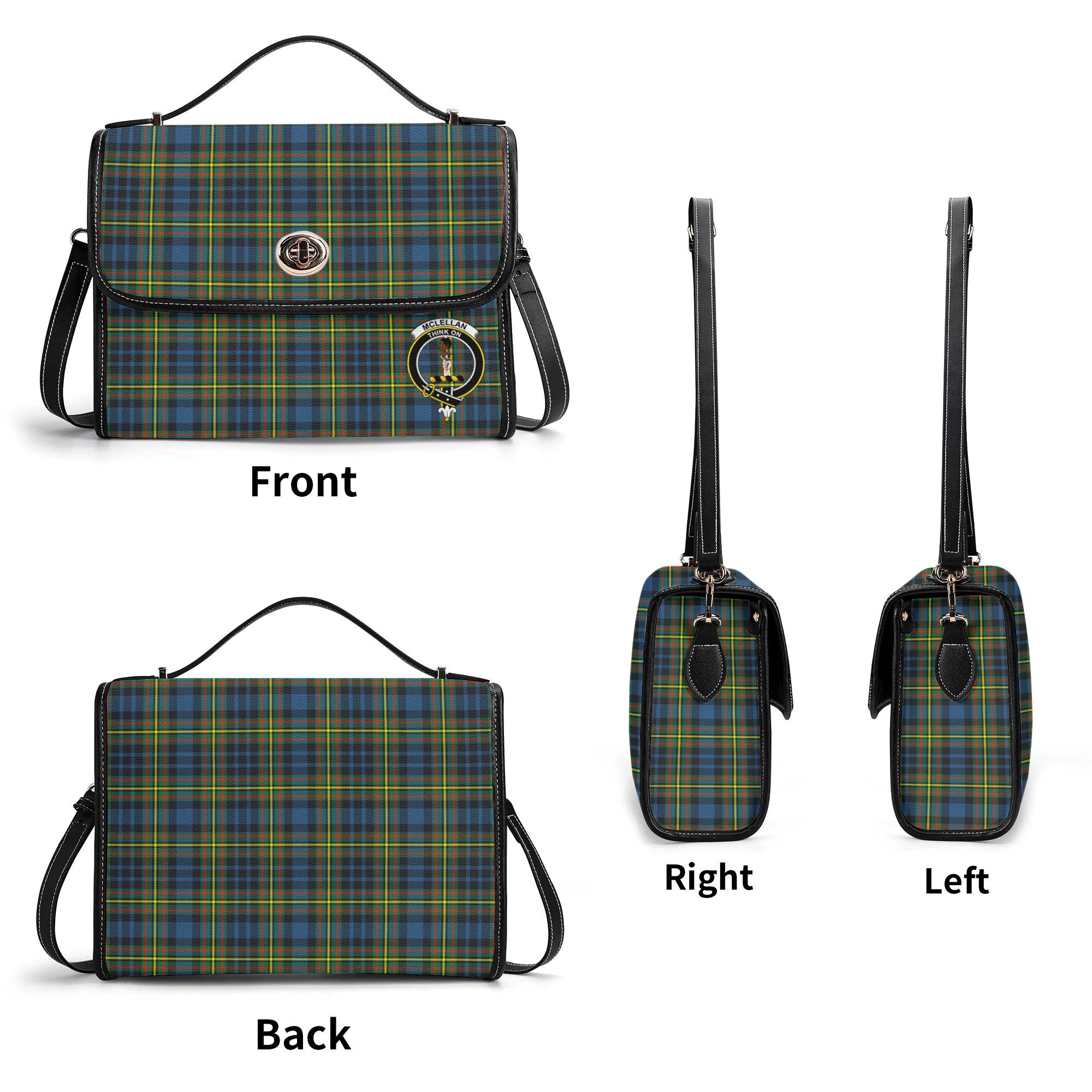 McLellan Ancient Tartan Crest Satchel Bag