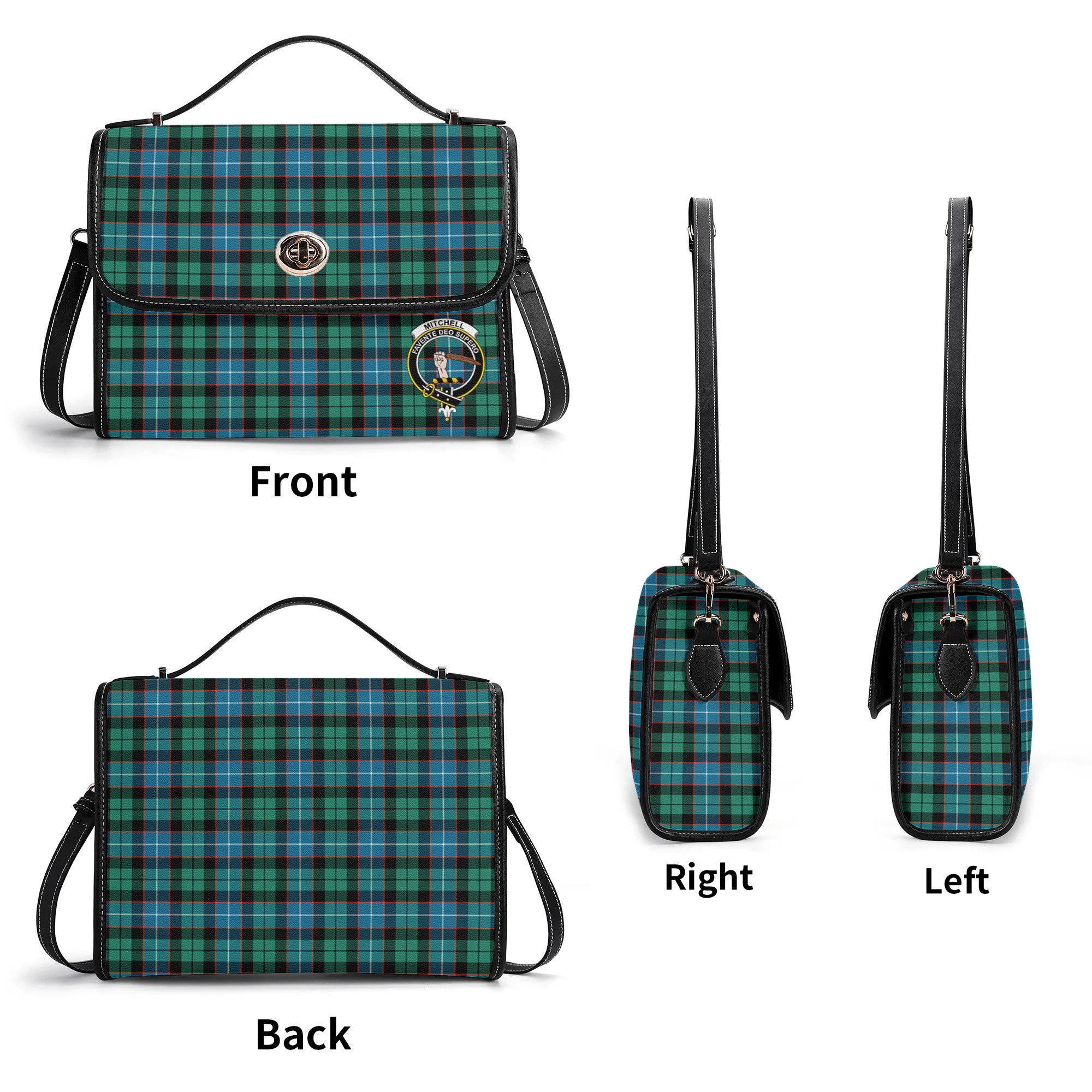 Mitchell Ancient Tartan Crest Satchel Bag