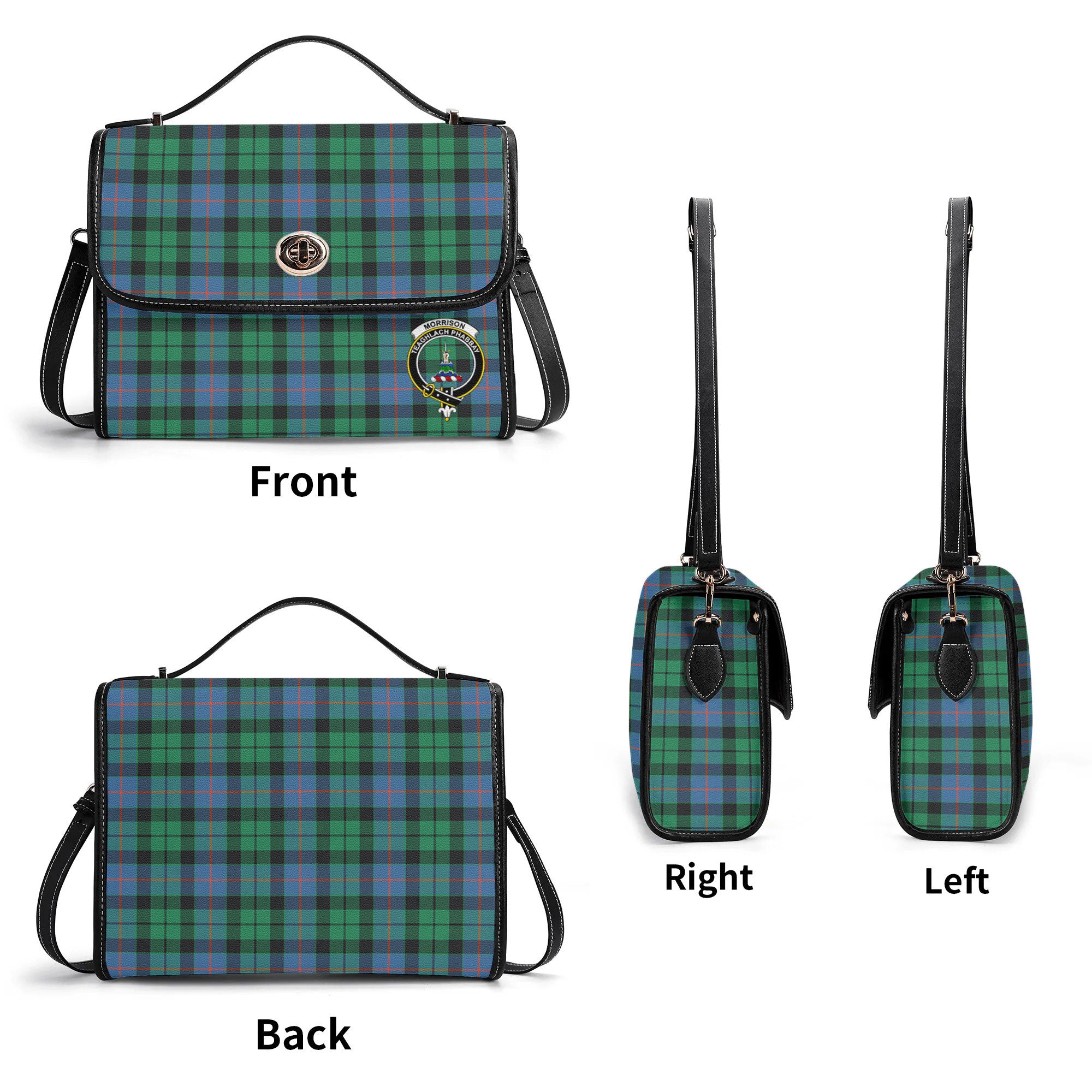 Morrison Ancient Tartan Crest Satchel Bag