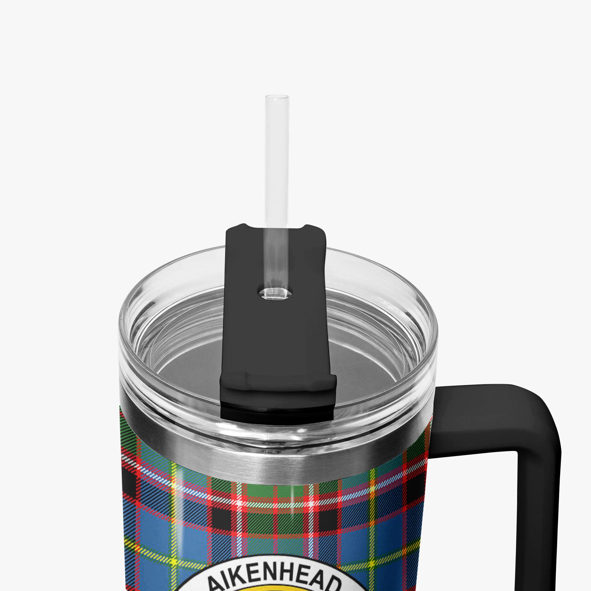 Aikenhead Tartan Crest 40 oz Insulated Tumbler with Handle