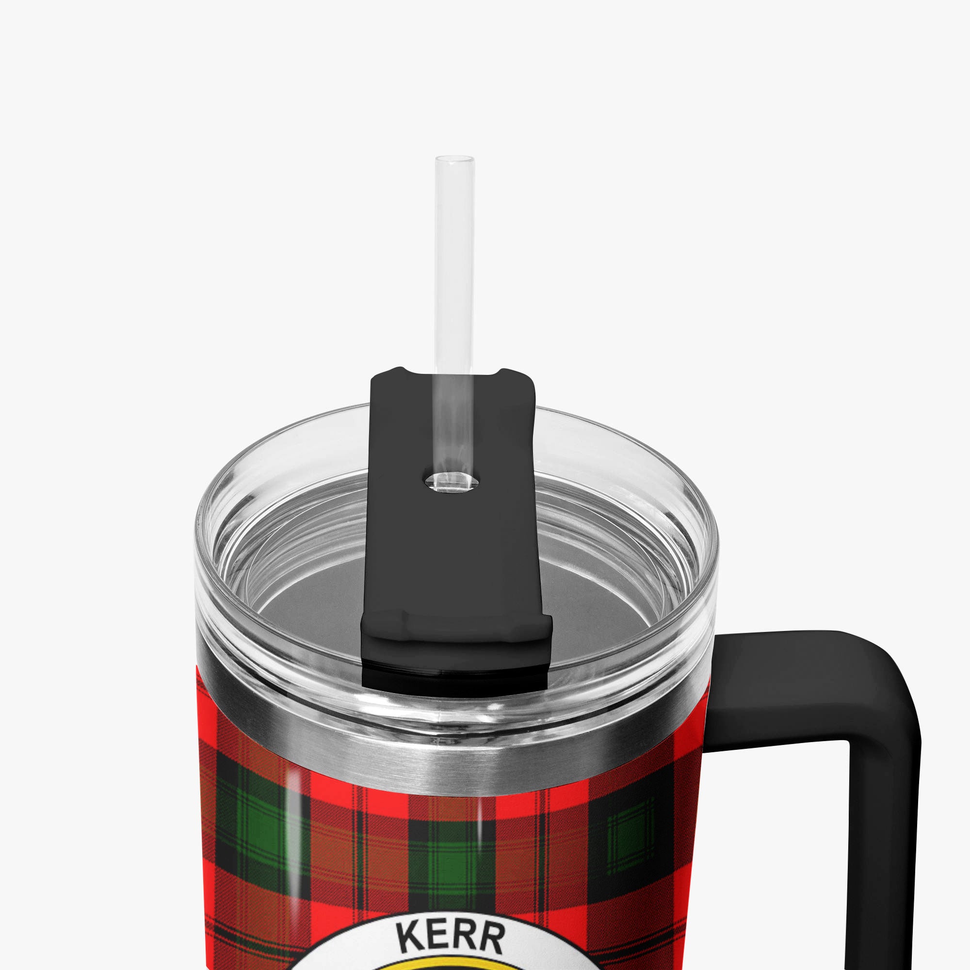 Kerr Modern Tartan Crest 40 oz Insulated Tumbler with Handle