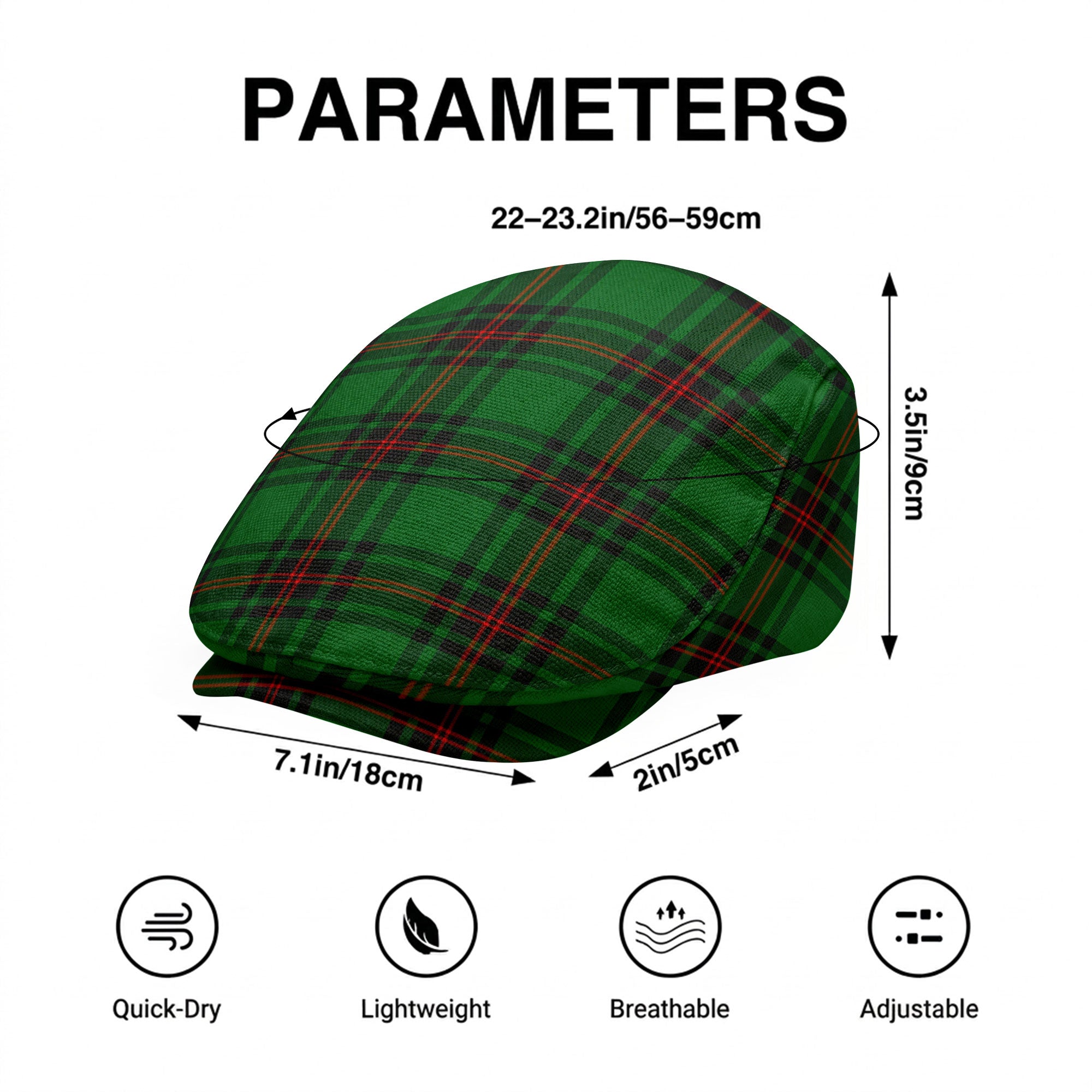Anstruther Tartan Flat Caps
