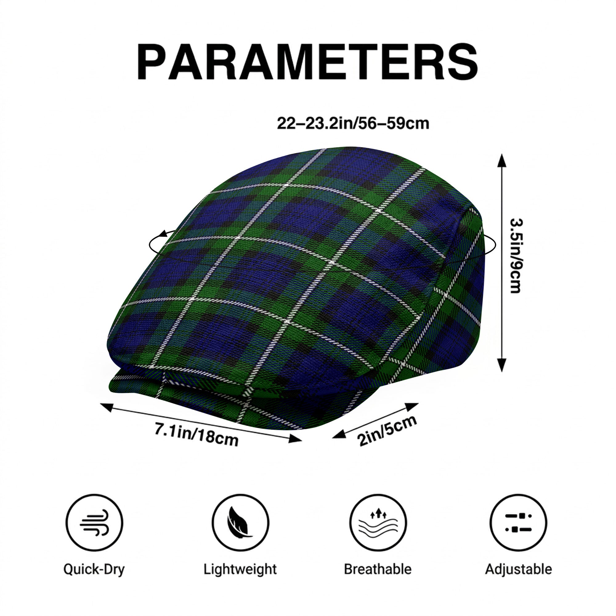 Bannerman Tartan Flat Caps
