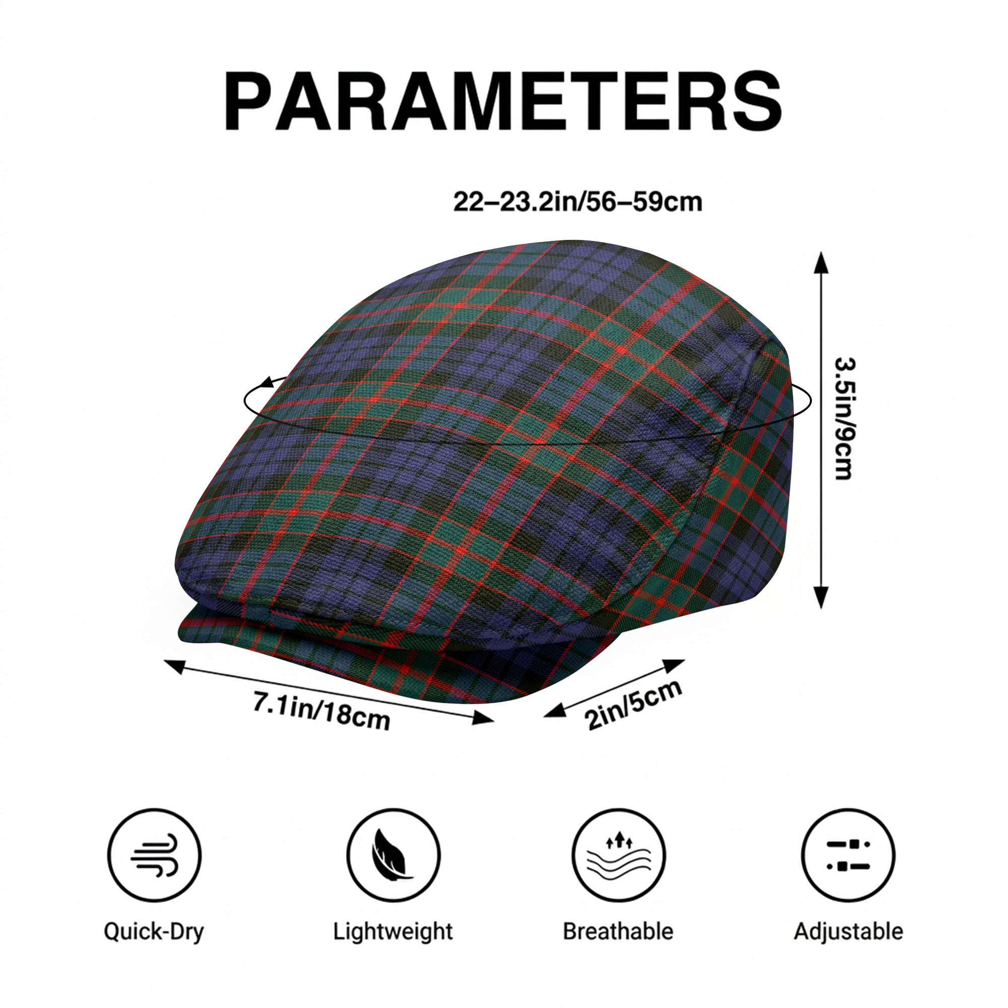 Fletcher of Dunans Tartan Flat Caps