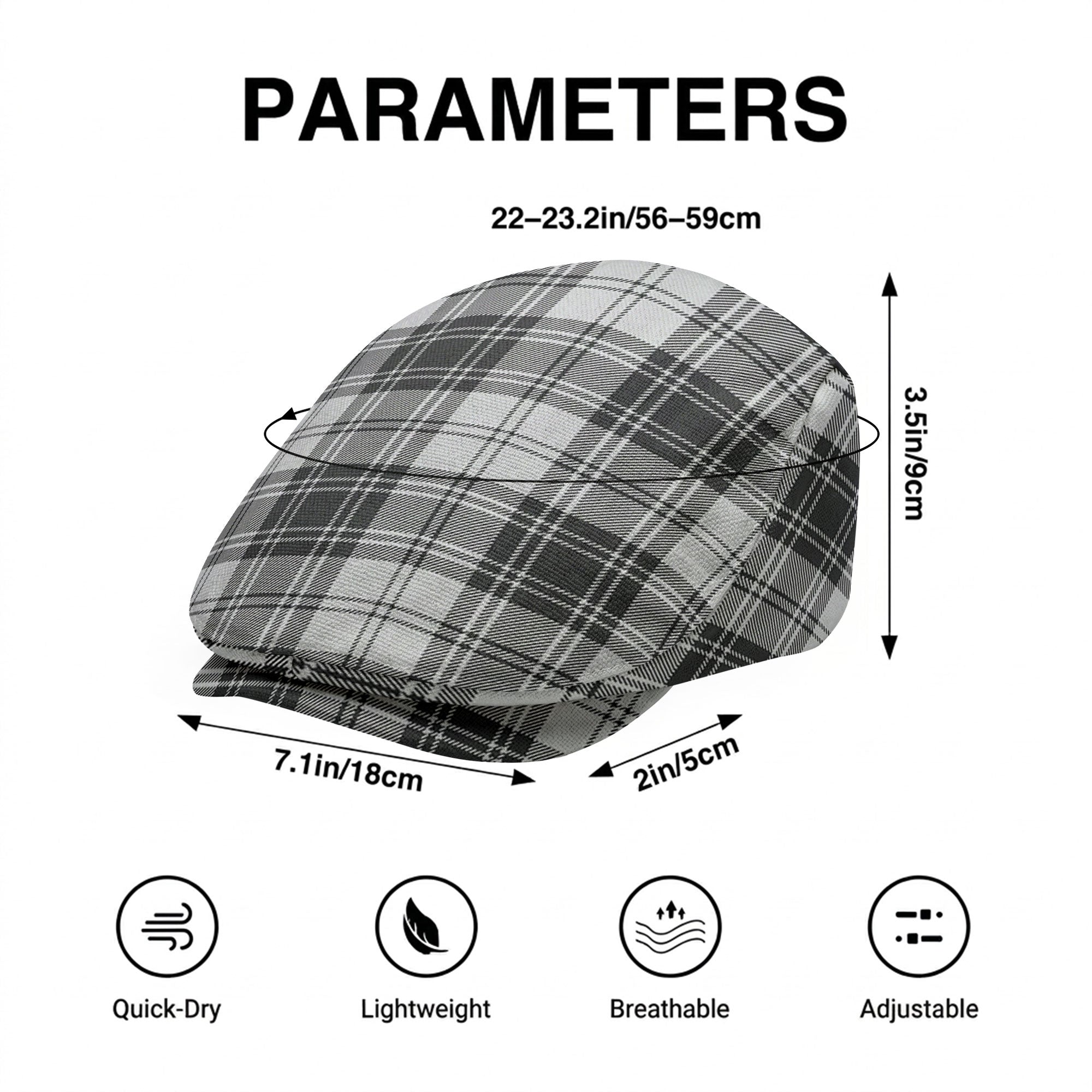 Glen Tartan Flat Caps