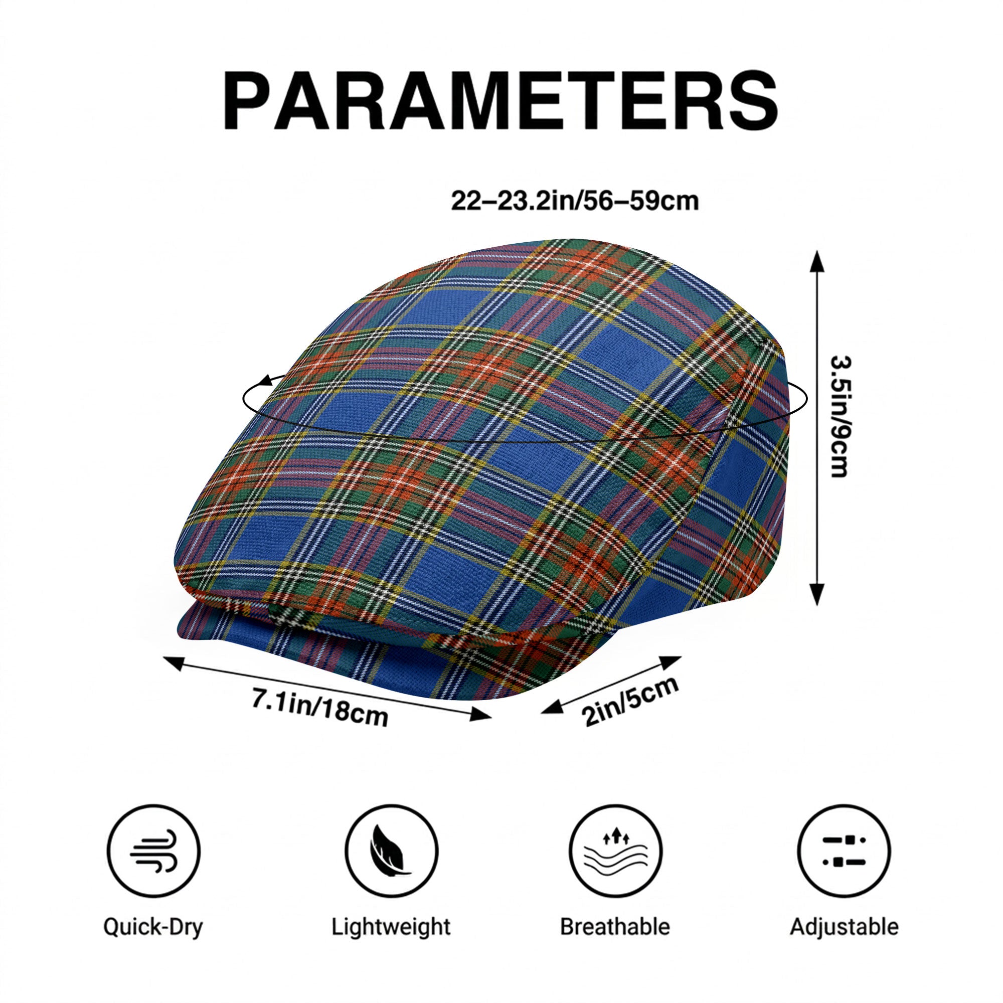 MacBeth Ancient Tartan Flat Caps