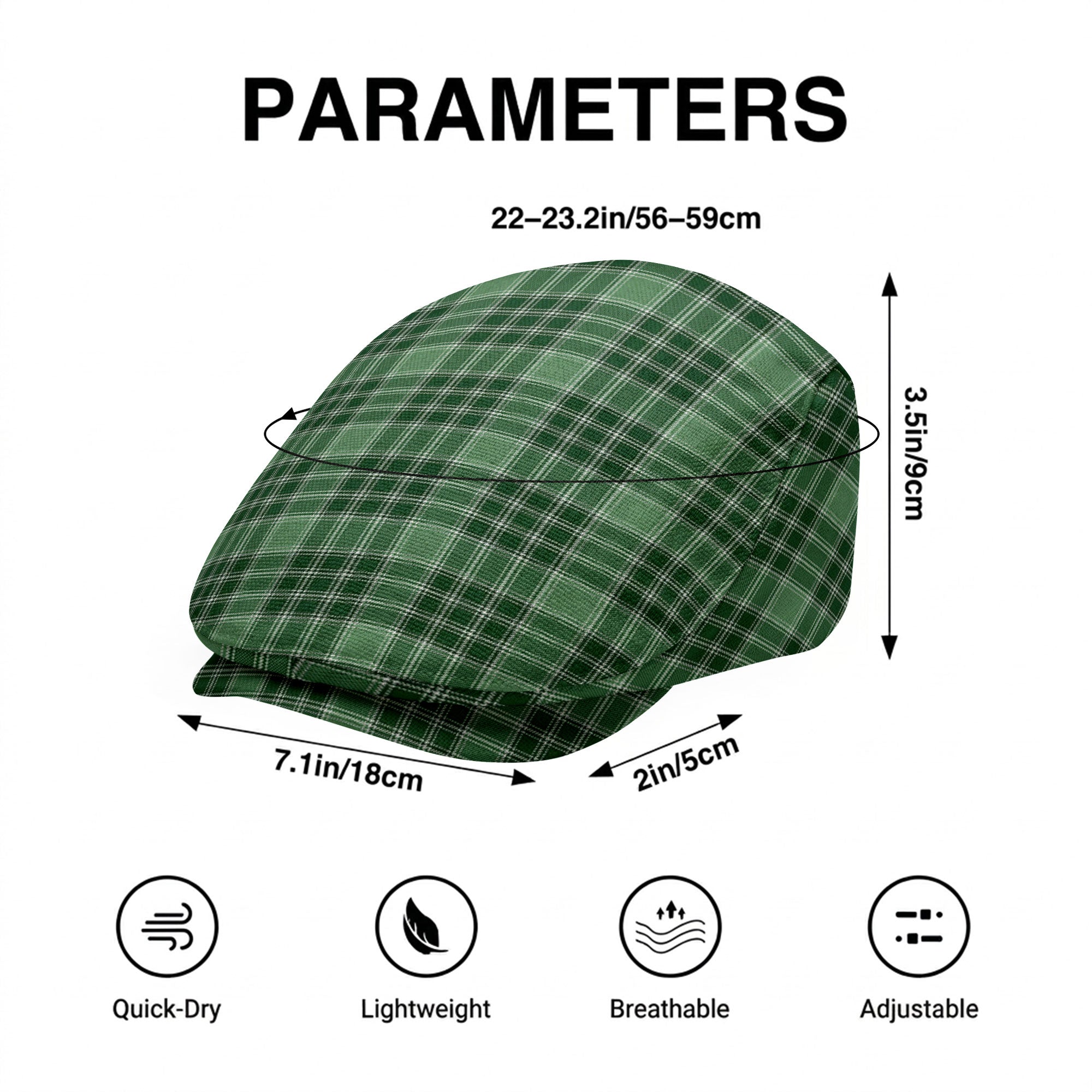 MacDonald Lord of the Isles Hunting Tartan Flat Caps