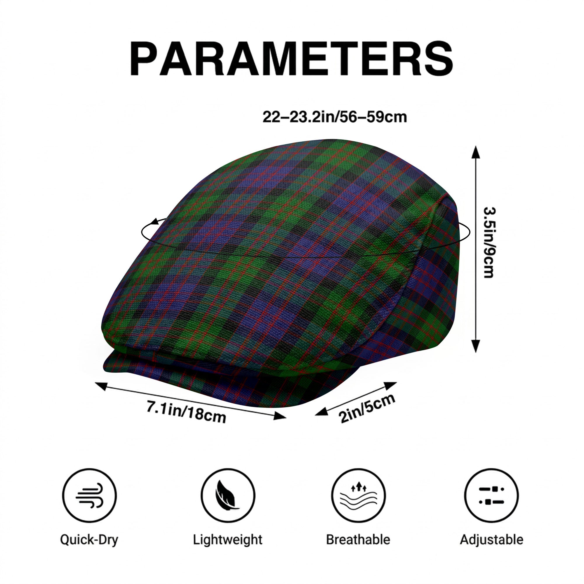 MacDonald Tartan Flat Caps