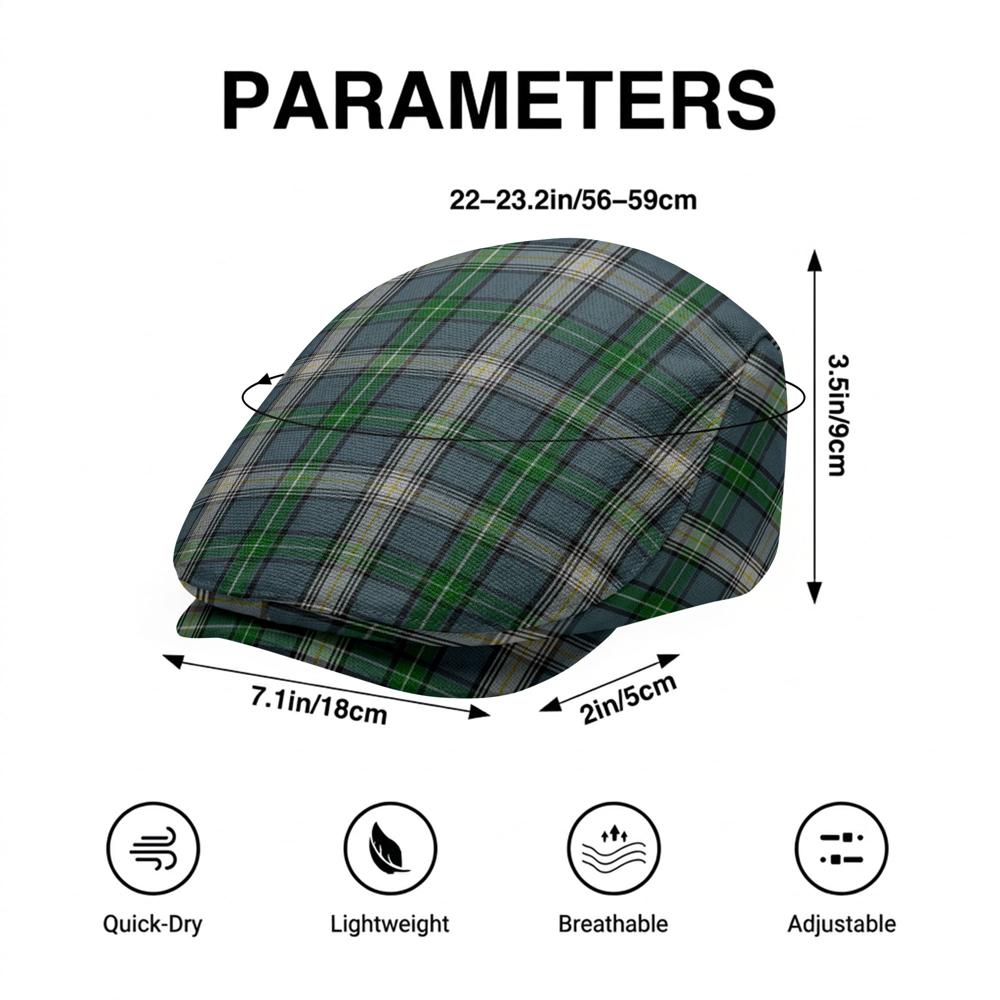 MacDowall Tartan Flat Caps