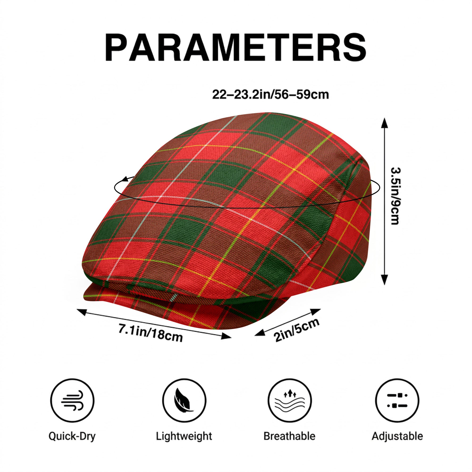 MacFie Tartan Flat Caps