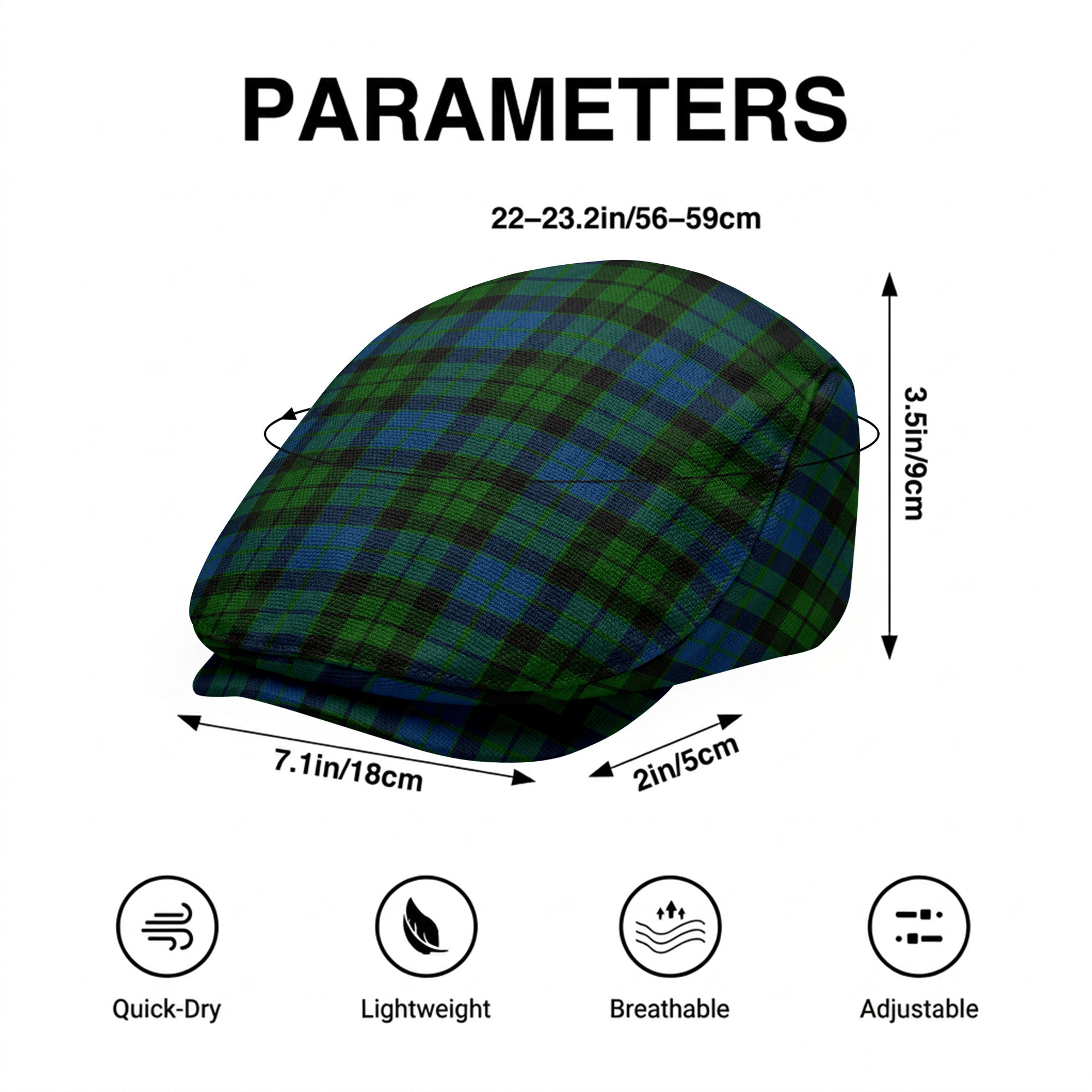 MacKie Tartan Flat Caps
