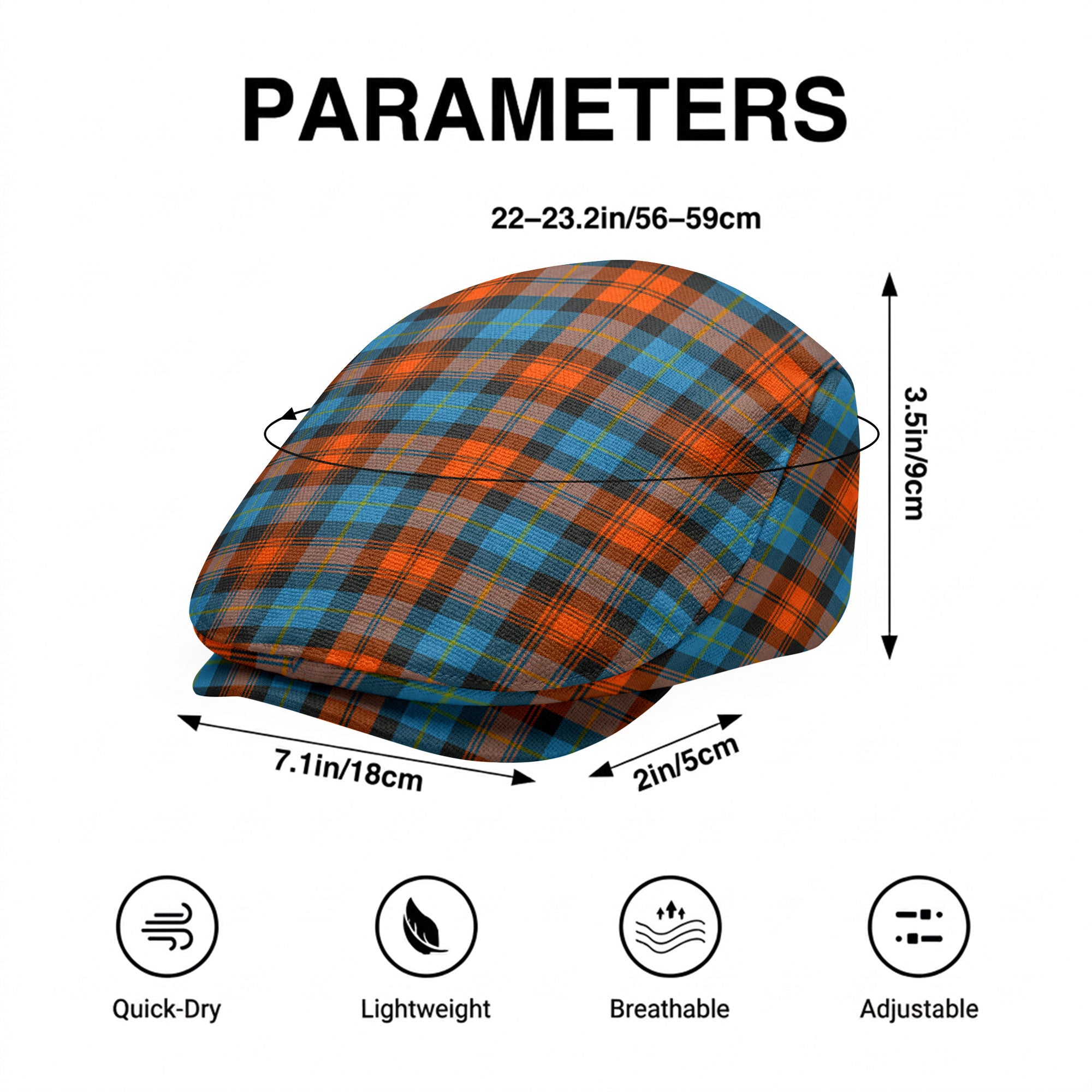 MacLachlan Ancient Tartan Flat Caps