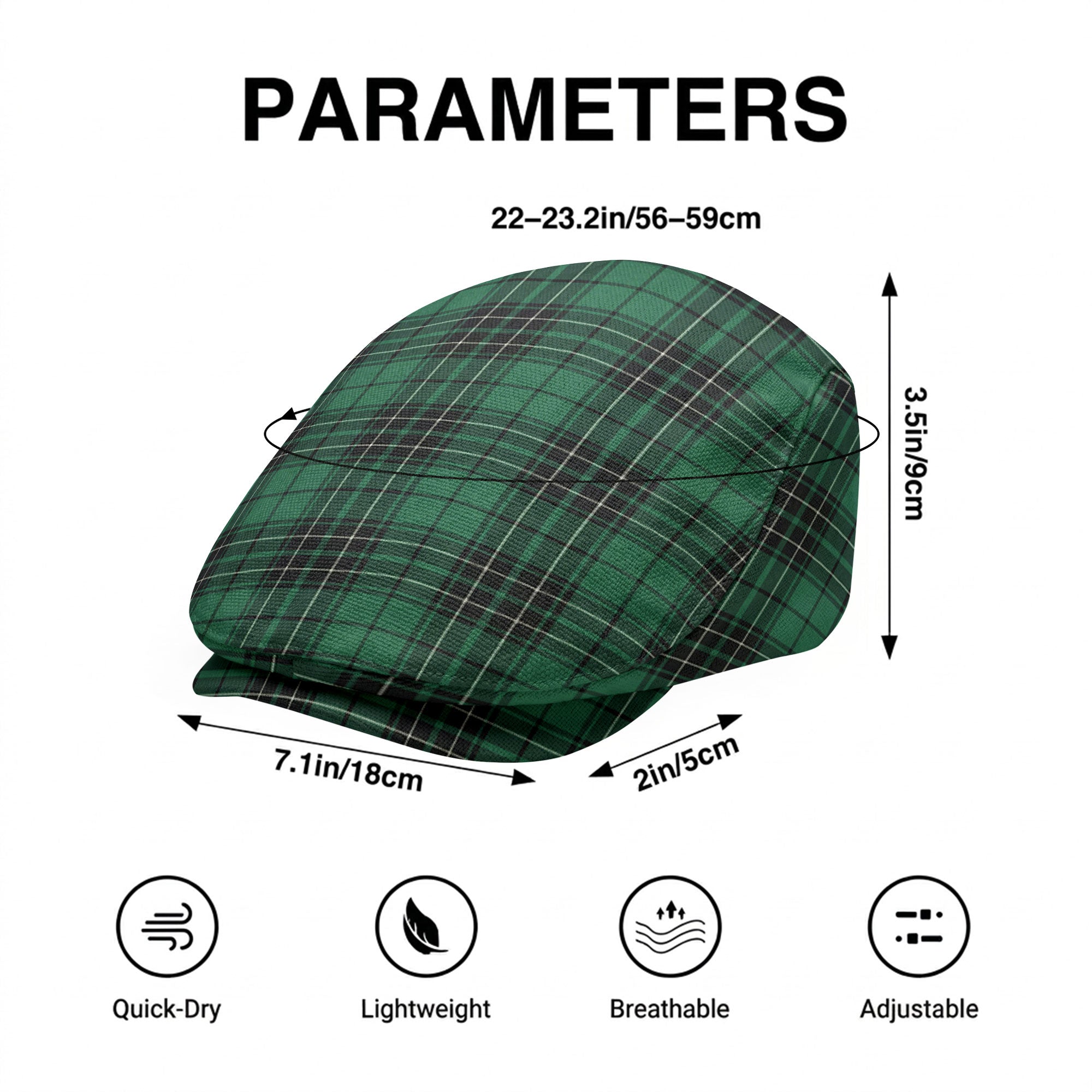 MacLean Hunting Ancient Tartan Flat Caps