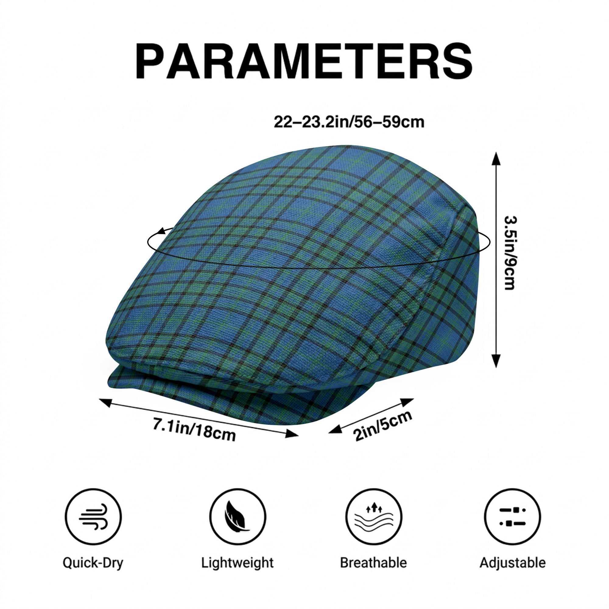 Matheson Hunting Ancient Tartan Flat Caps