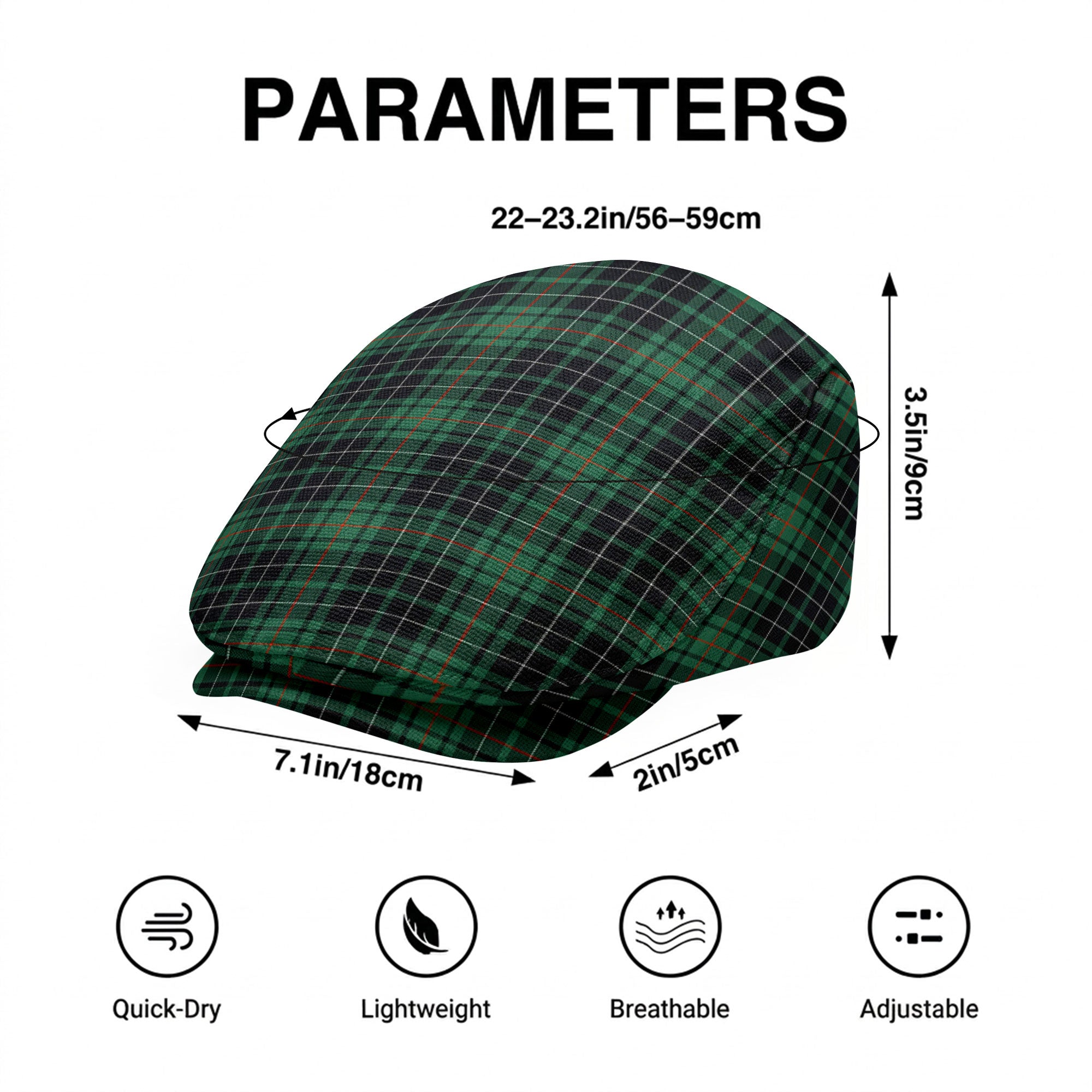 McAulay Hunting Ancient Tartan Flat Caps