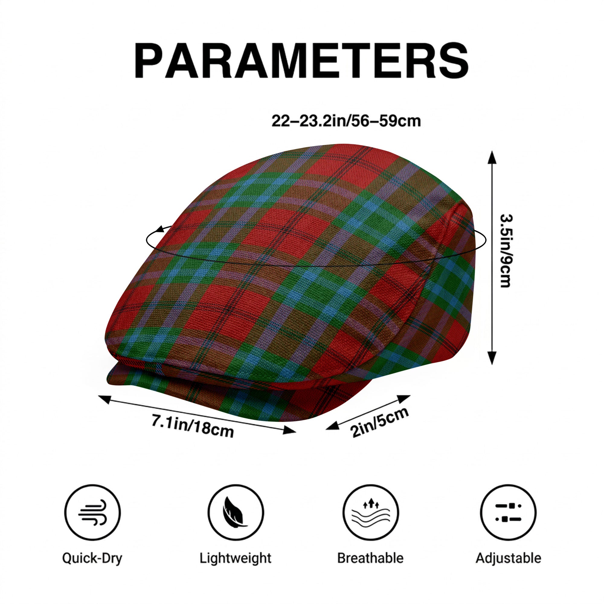McCook Tartan Flat Caps