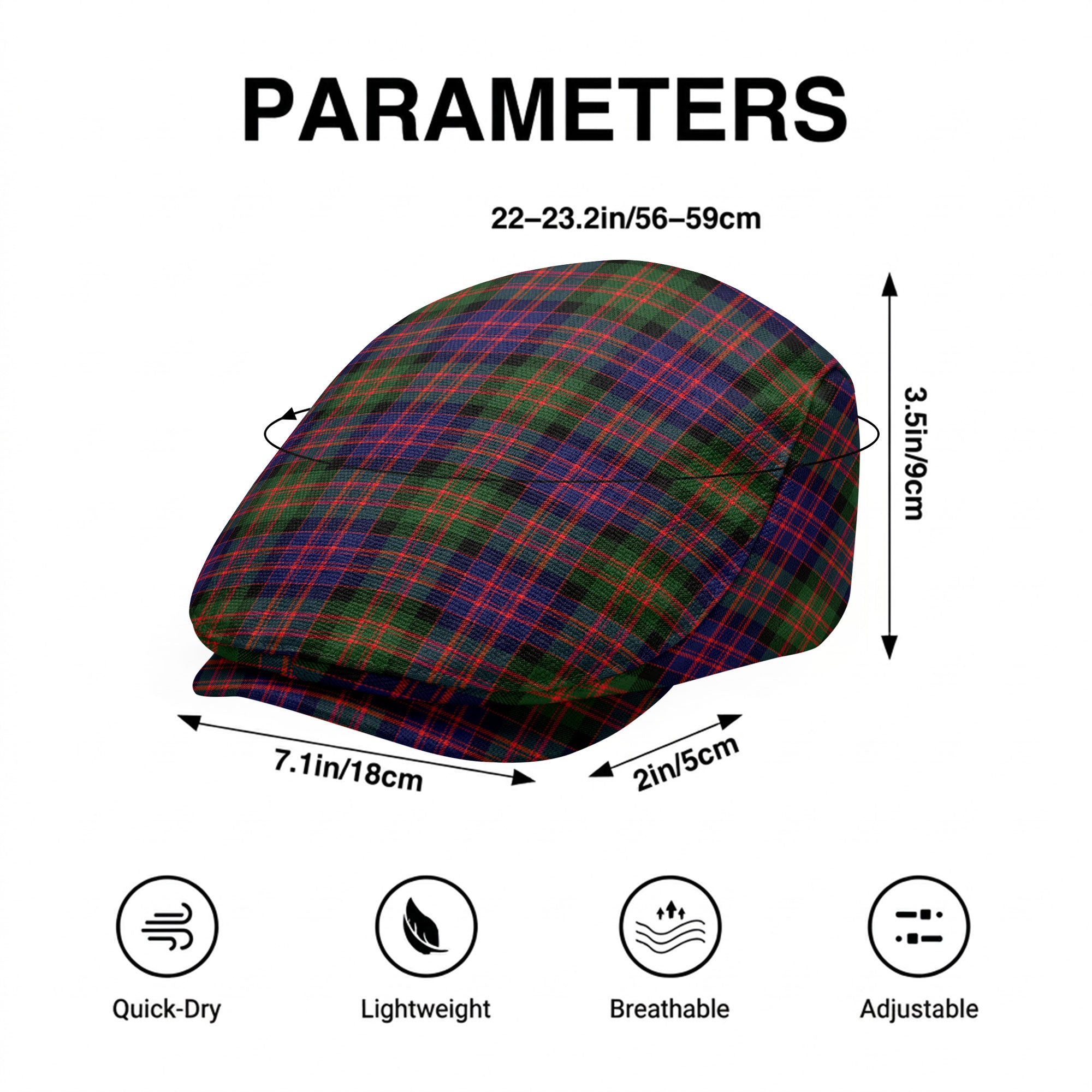 McCrindle Tartan Flat Caps