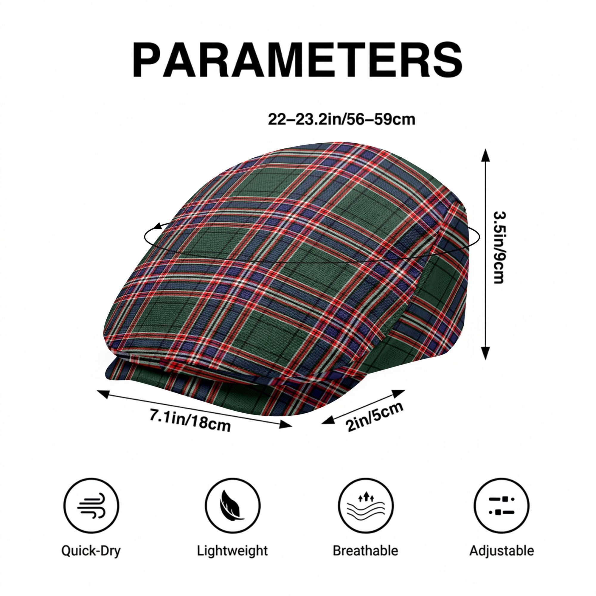 McFarlane Hunting Modern Tartan Flat Caps