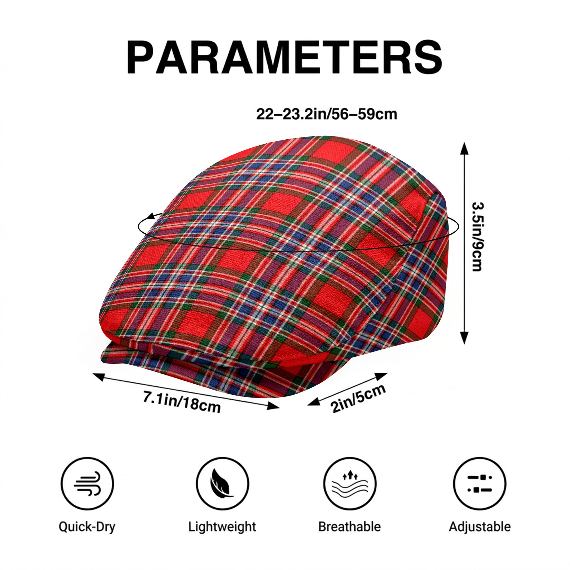 McFarlane Modern Tartan Flat Caps