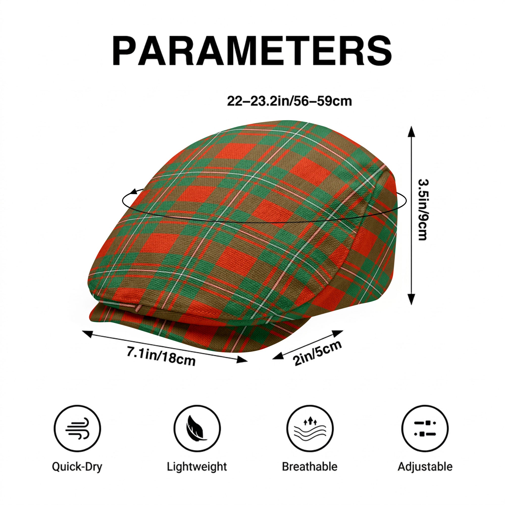 McGregor Ancient Tartan Flat Caps
