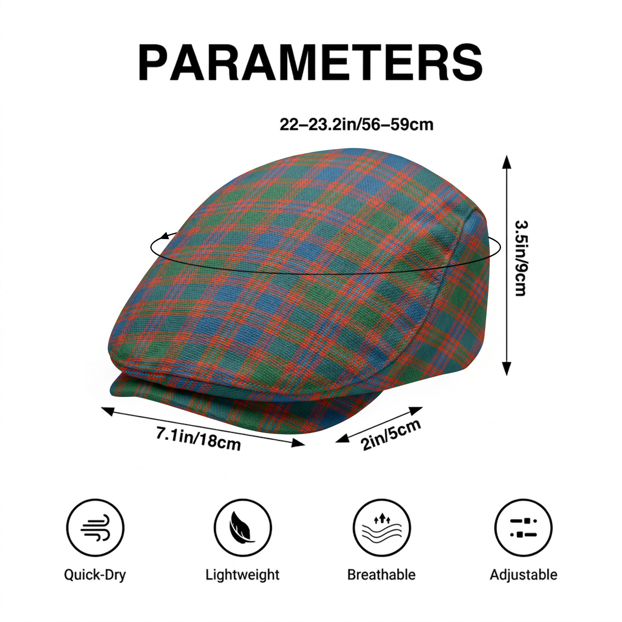 McIntyre Ancient Tartan Flat Caps