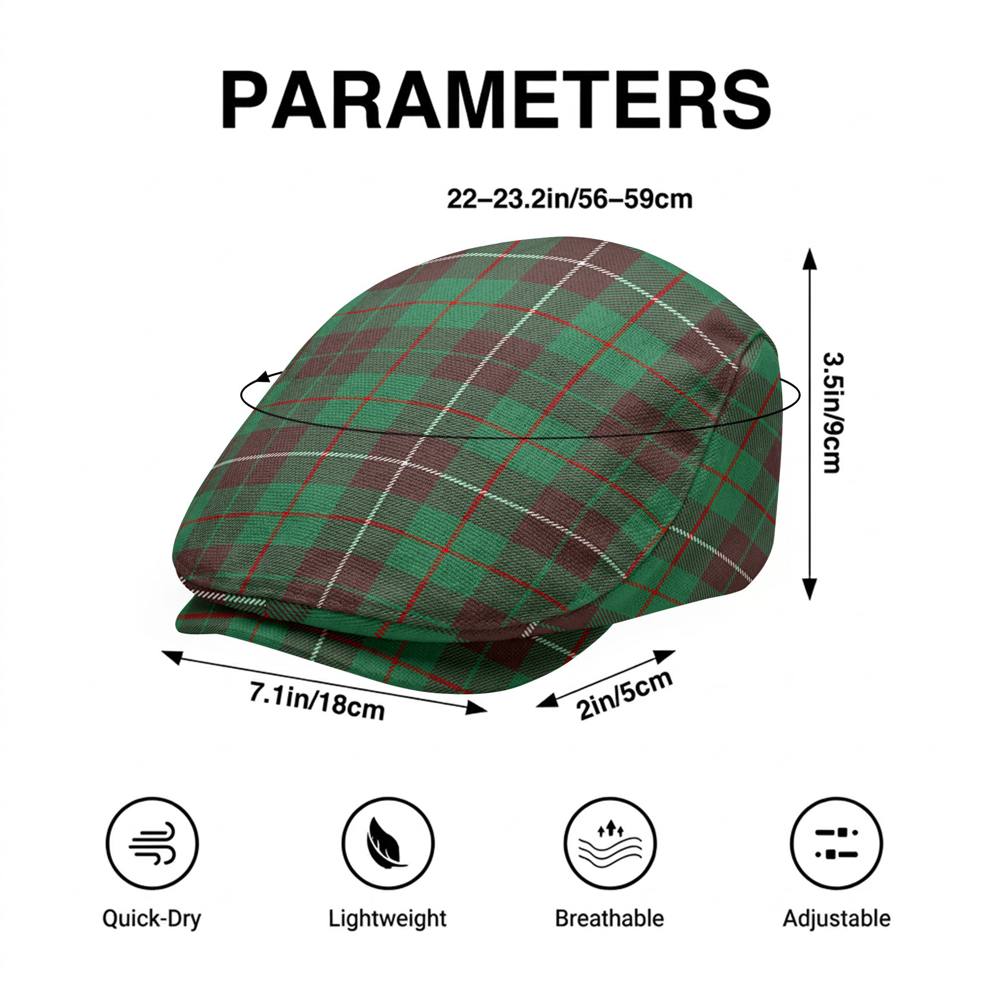 McKinnon Hunting Ancient Tartan Flat Caps