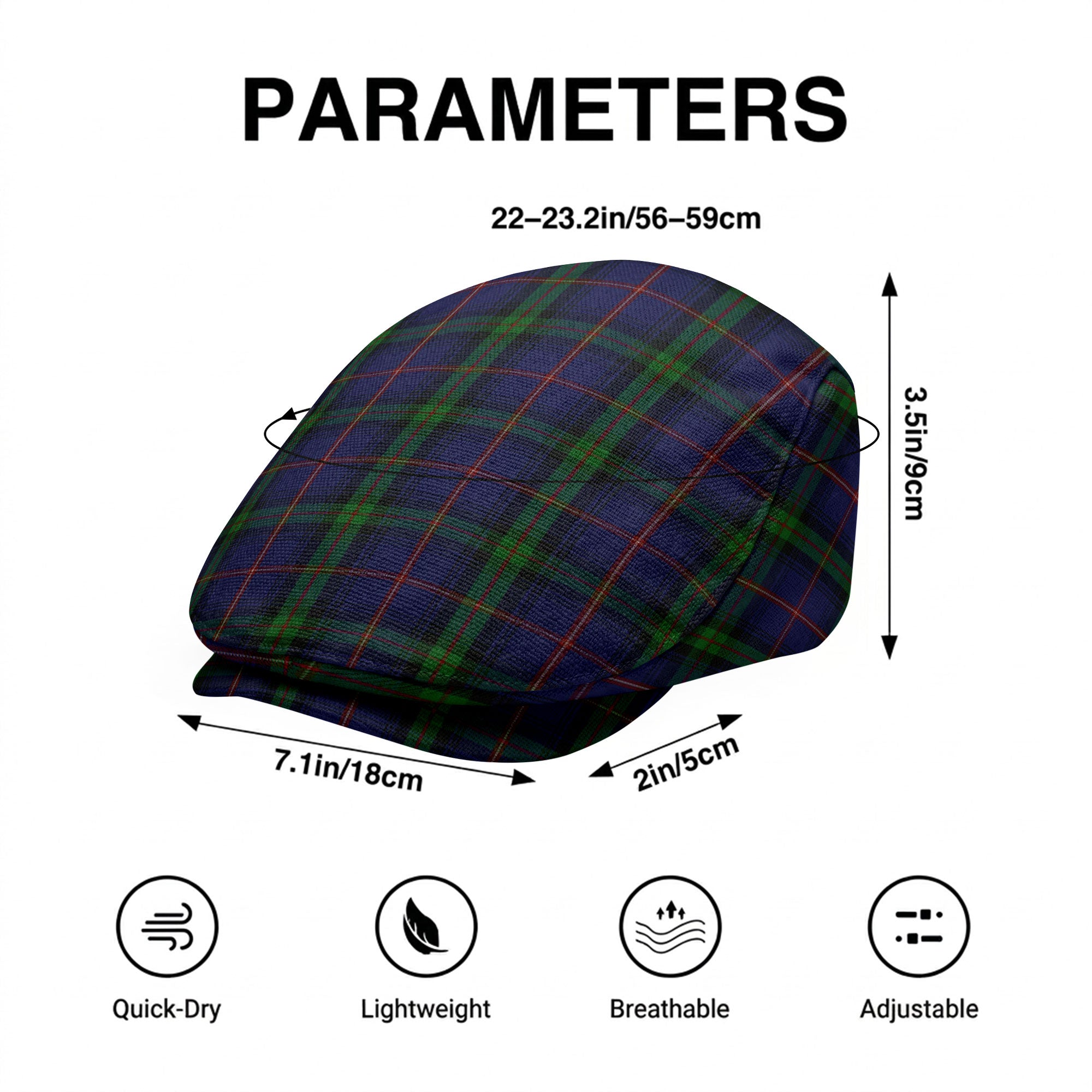 McLafferty Tartan Flat Caps