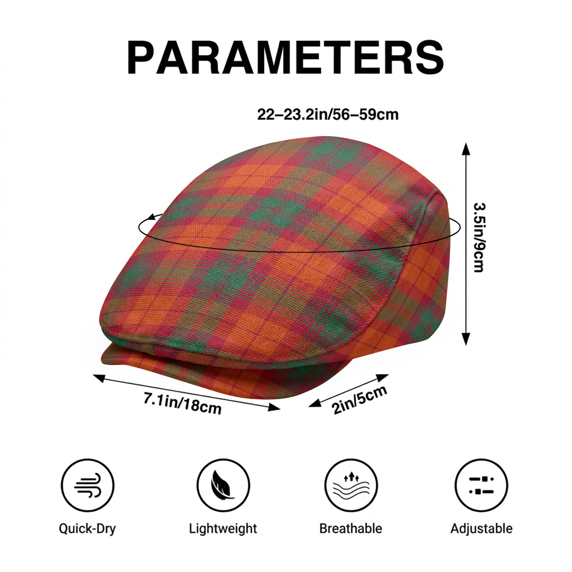 McNab Ancient Tartan Flat Caps