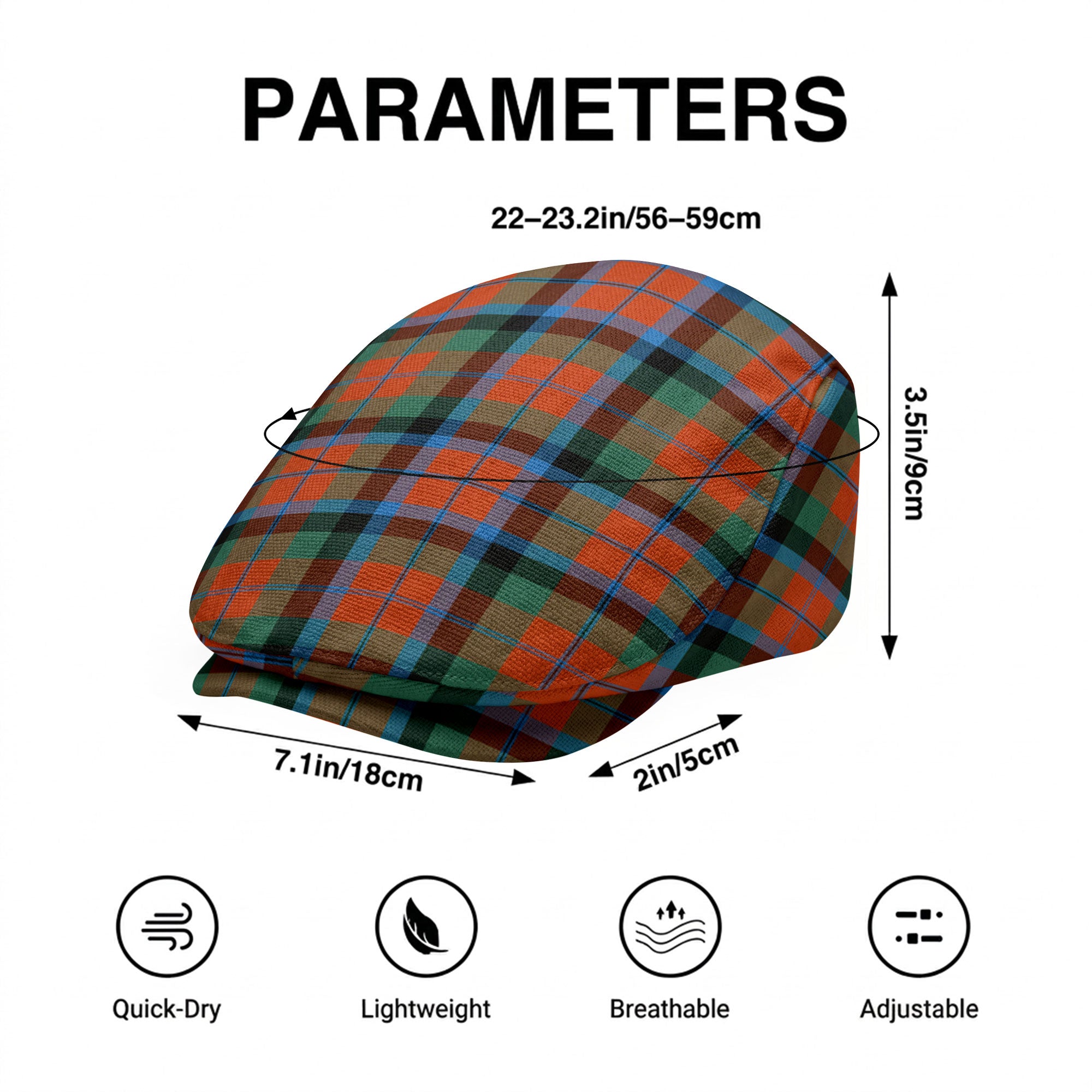 McNaughton Ancient Tartan Flat Caps