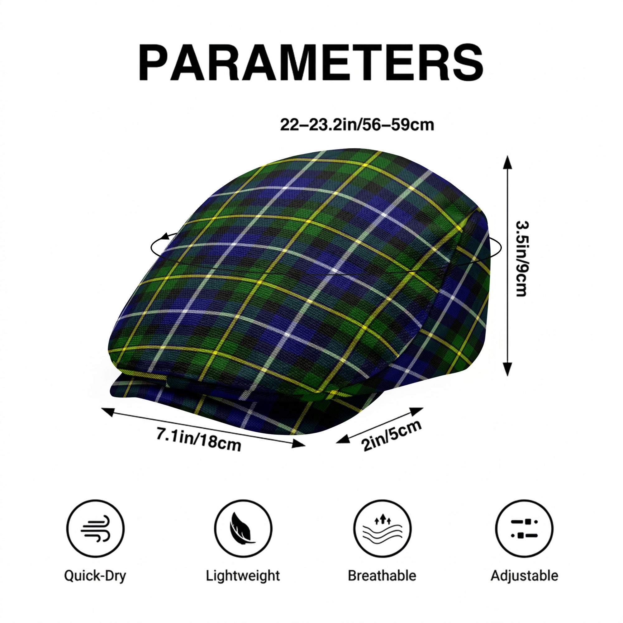 McNeil of Barra Modern Tartan Flat Caps