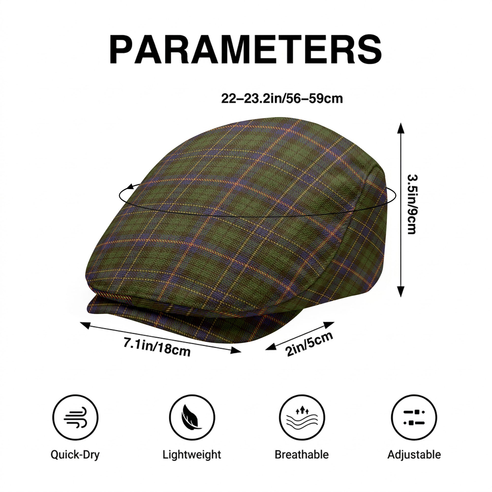 McVicker Tartan Flat Caps