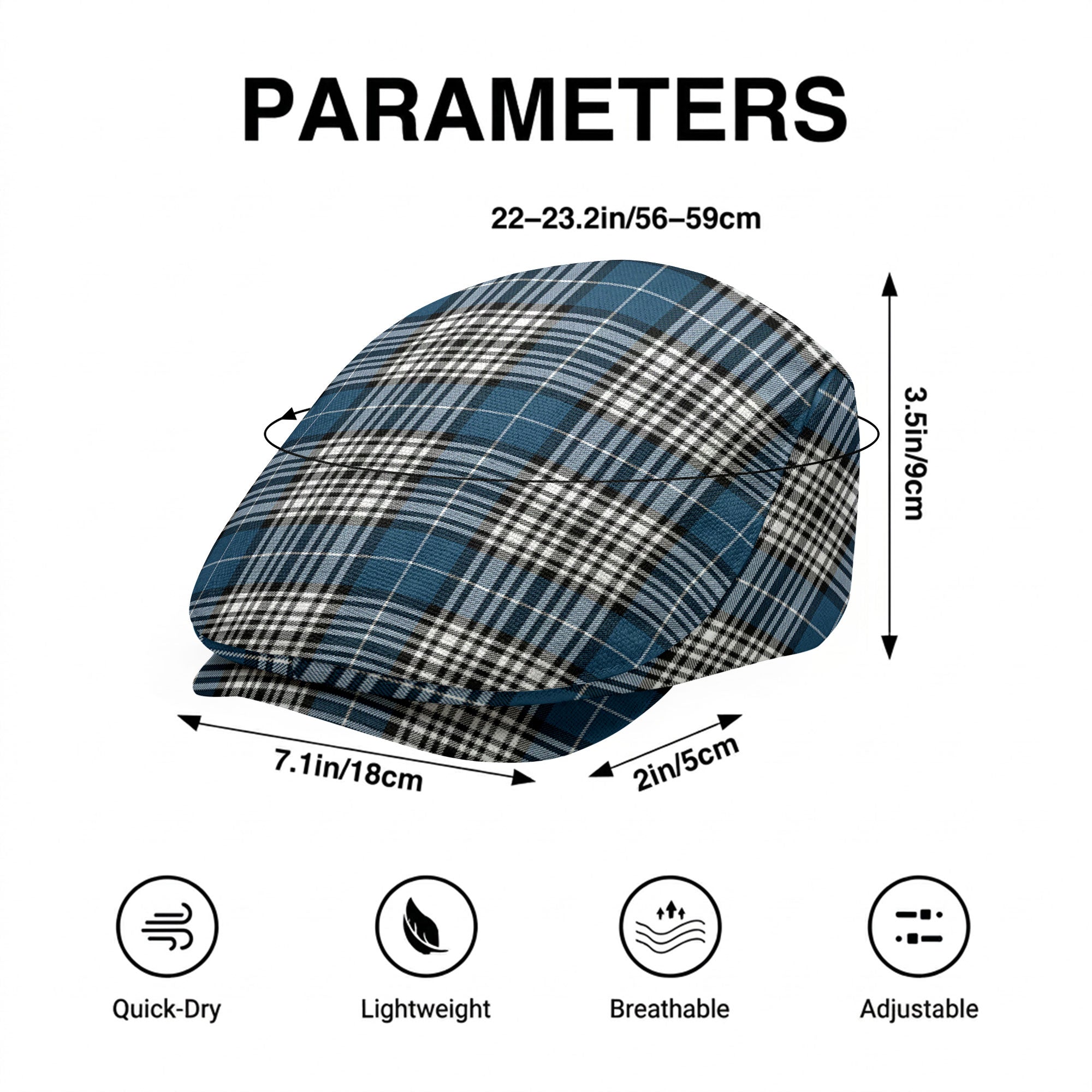 Nesbitt Ancient Tartan Flat Caps