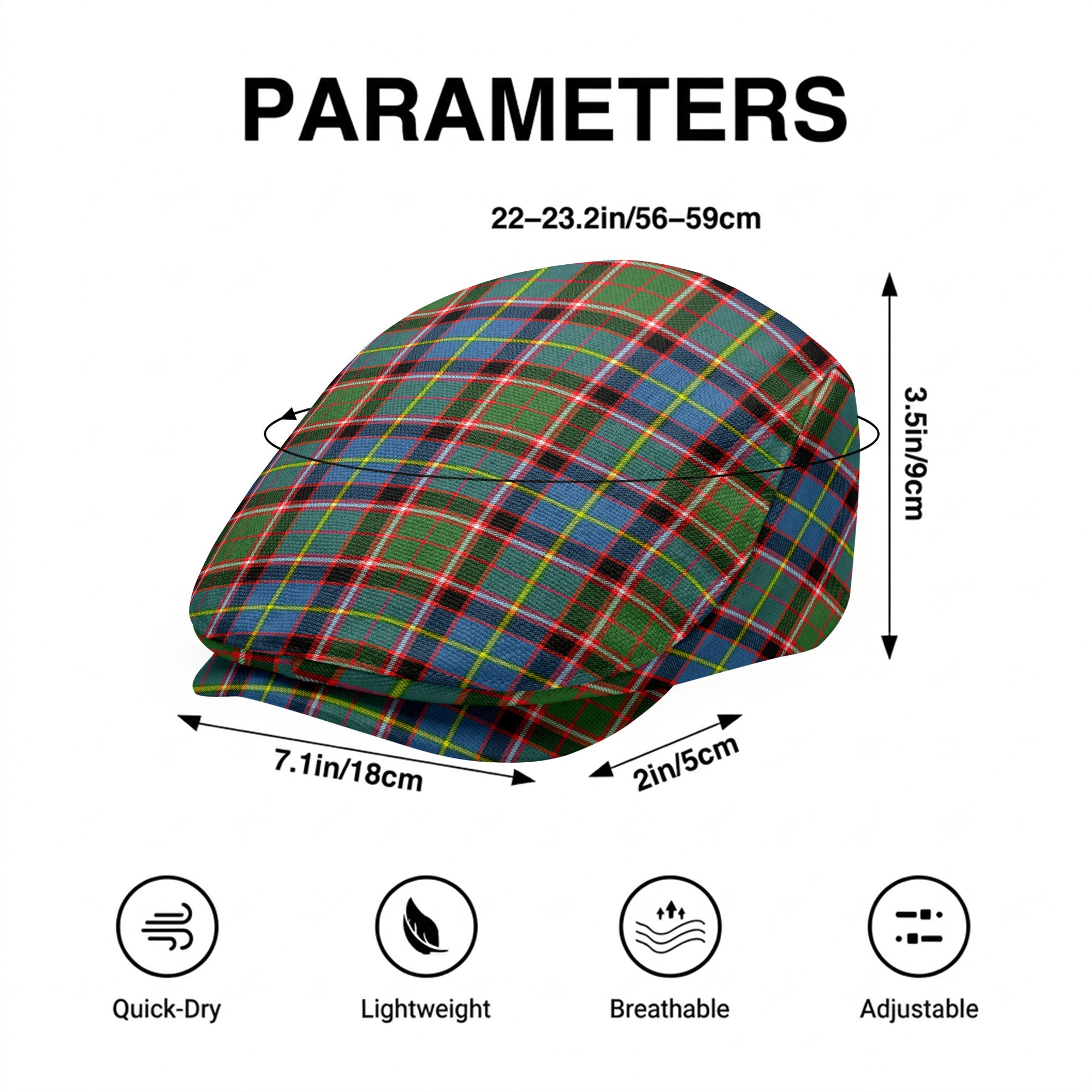 Stirling (of Keir) Tartan Flat Caps
