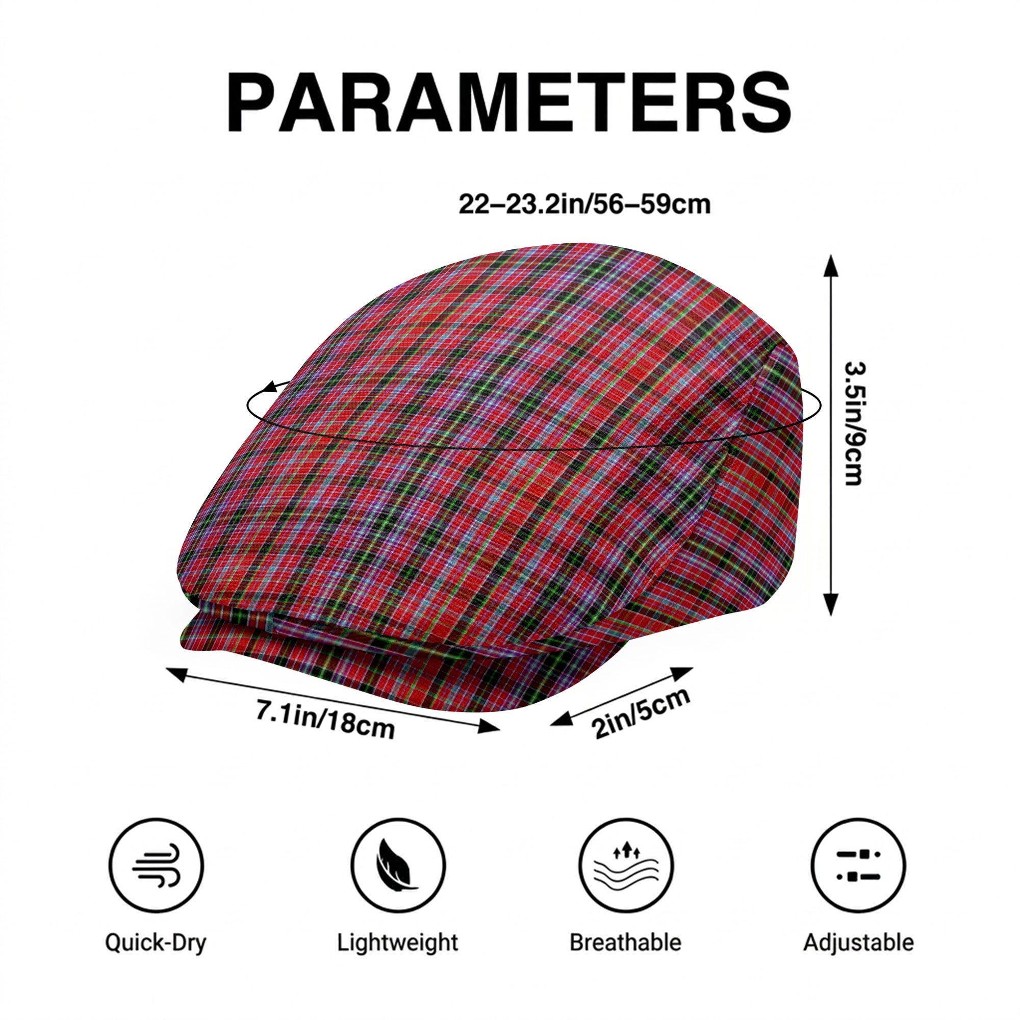Straiton Tartan Flat Caps