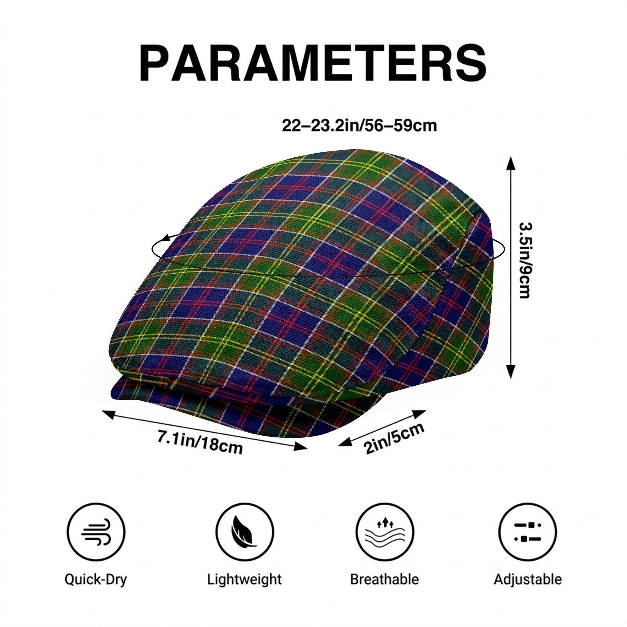 Whitelaw Tartan Flat Caps