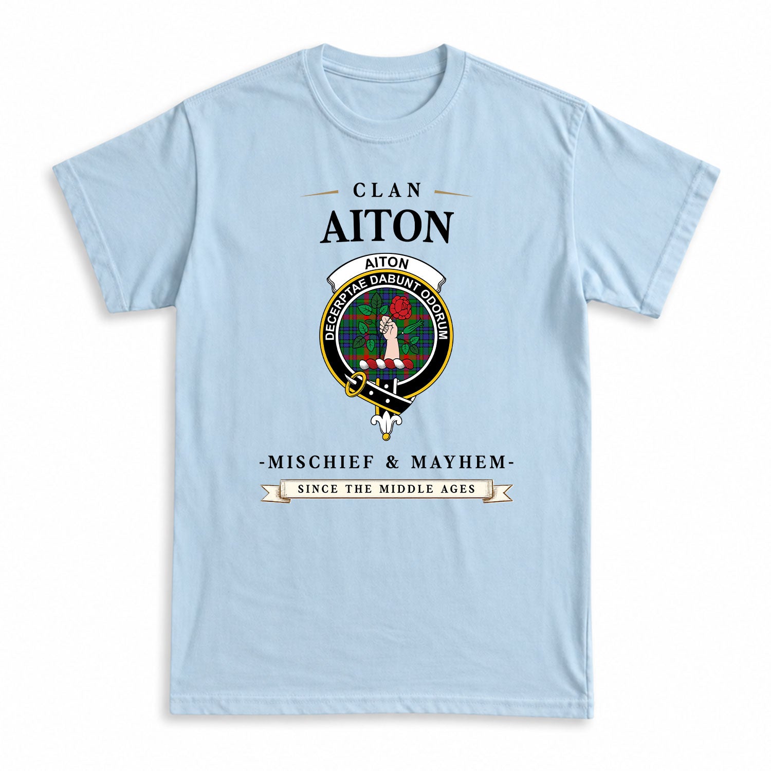 Aiton Tartan Crest Mischief and Mayhem T-shirt