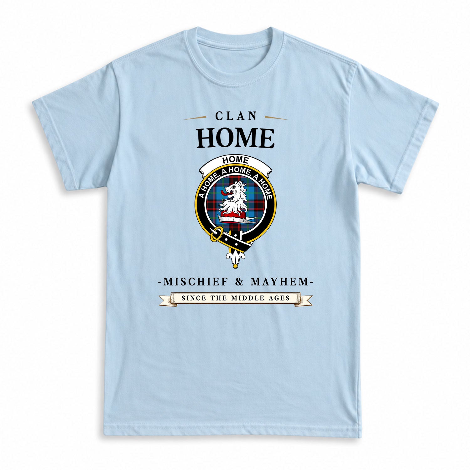 Home Ancient Tartan Crest Mischief and Mayhem T-shirt