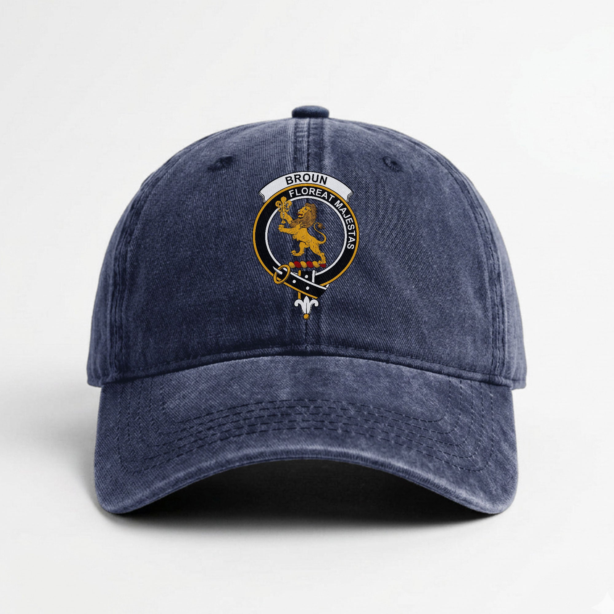 Broun Crest Washed Classic Cap
