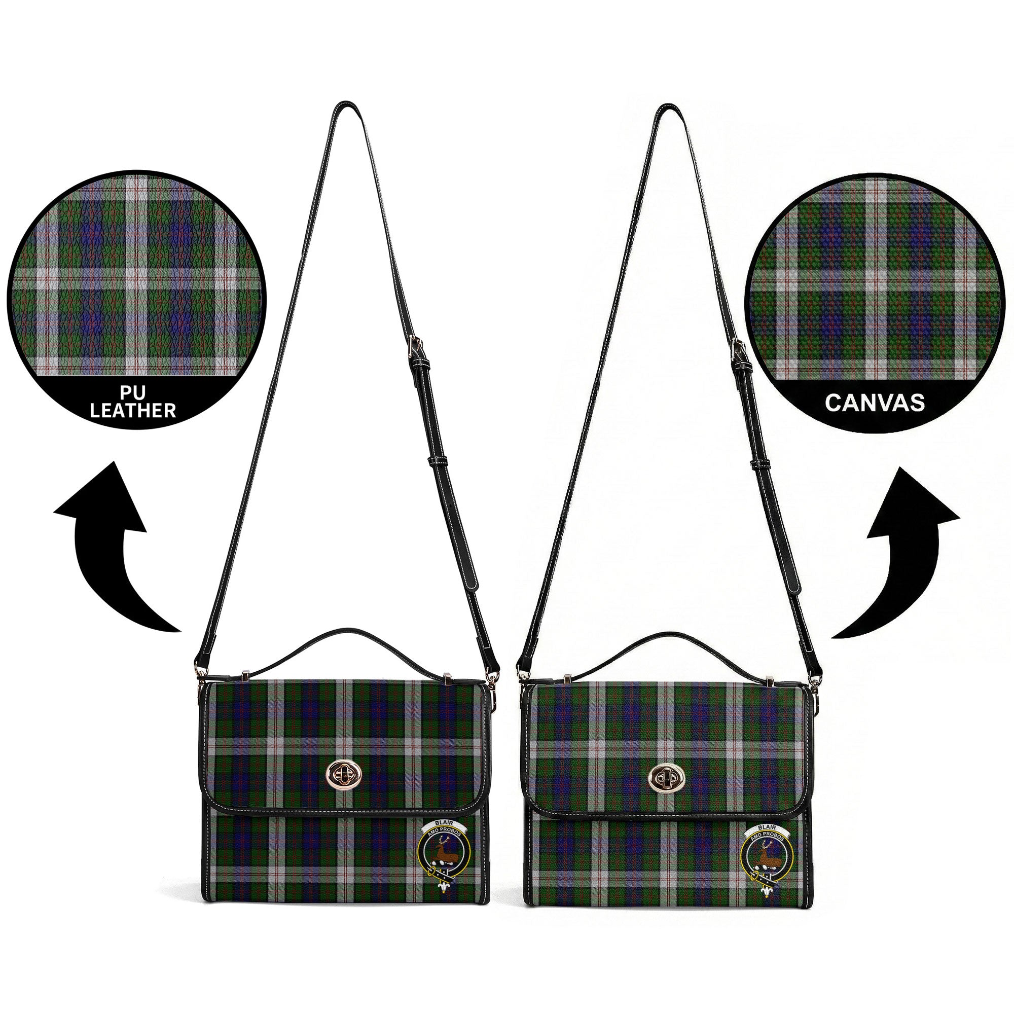 Blair Dress Tartan Crest Satchel Bag