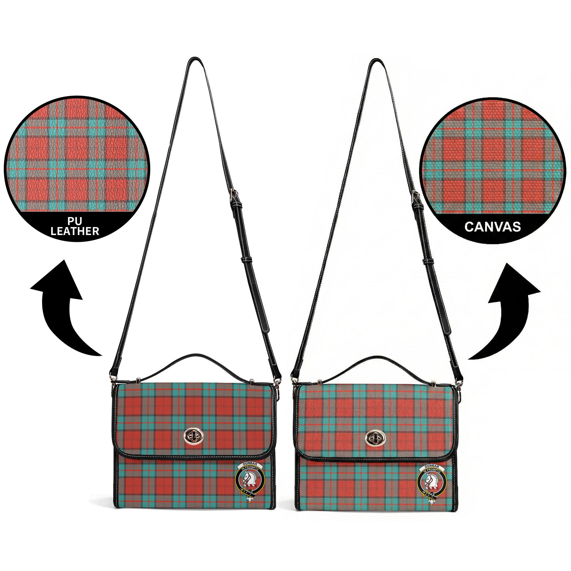 Dunbar Ancient Tartan Crest Satchel Bag