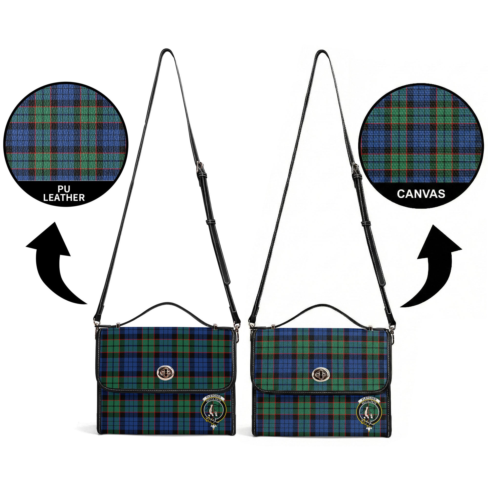 Fletcher Ancient Tartan Crest Satchel Bag