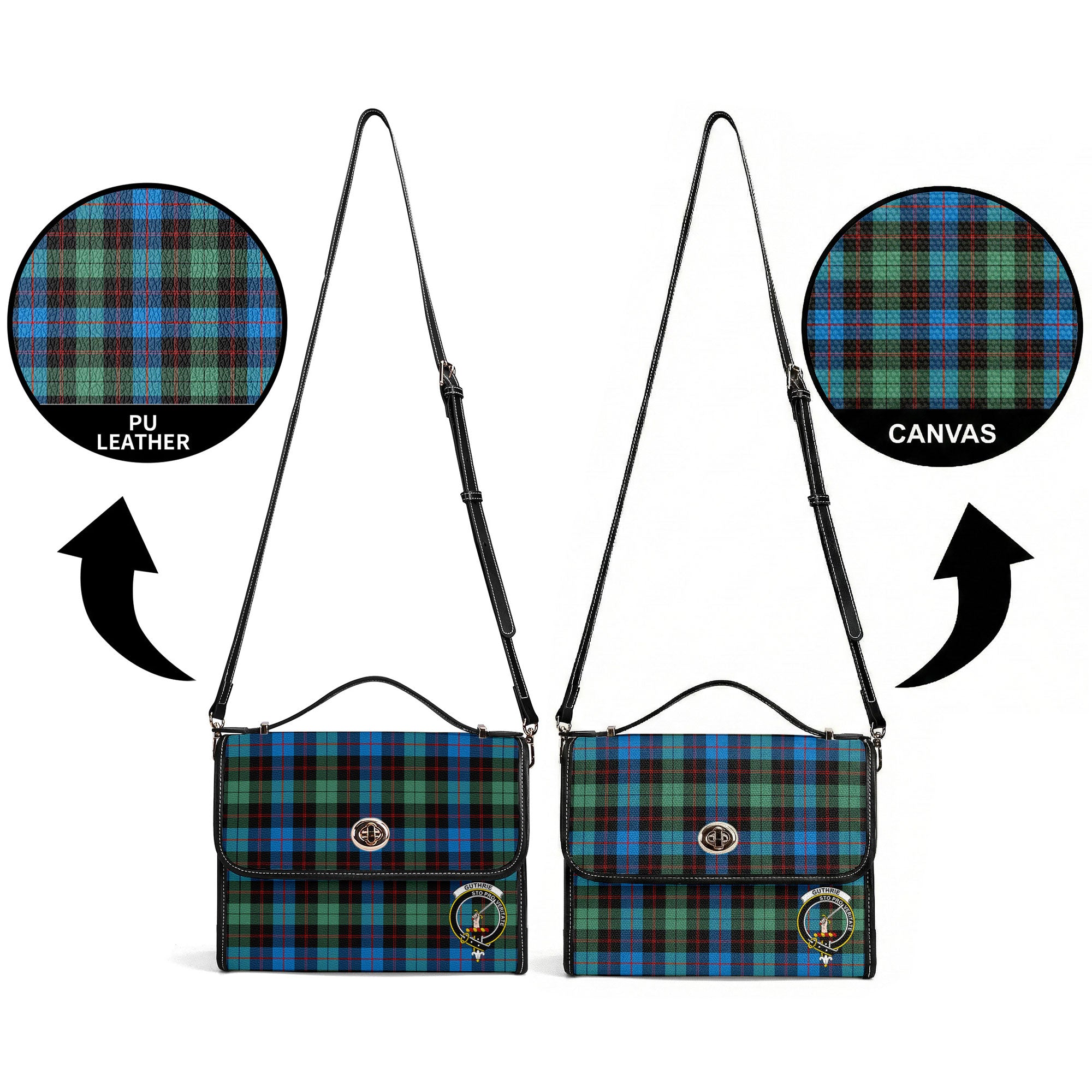 Guthrie Ancient Tartan Crest Satchel Bag